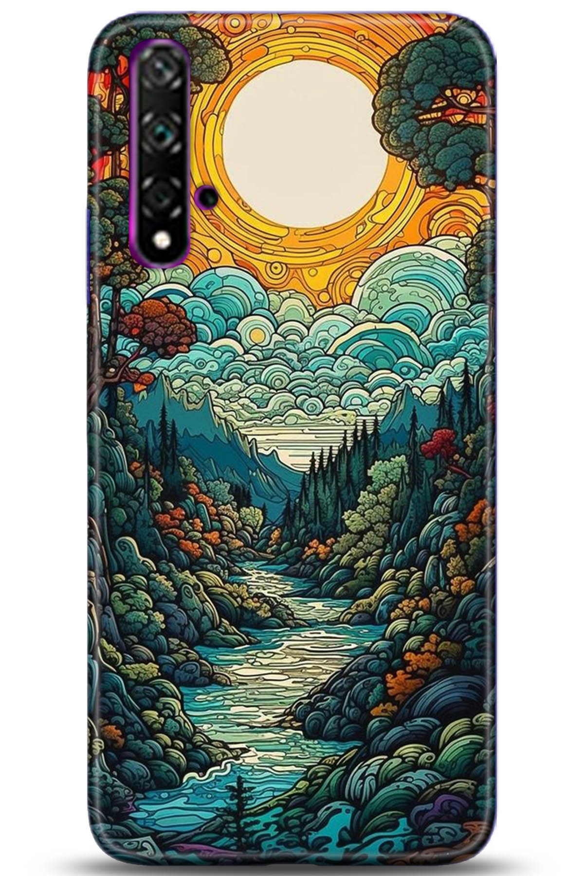 Honor 20 Kılıf HD Baskılı Kılıf - Followed Institution 5198