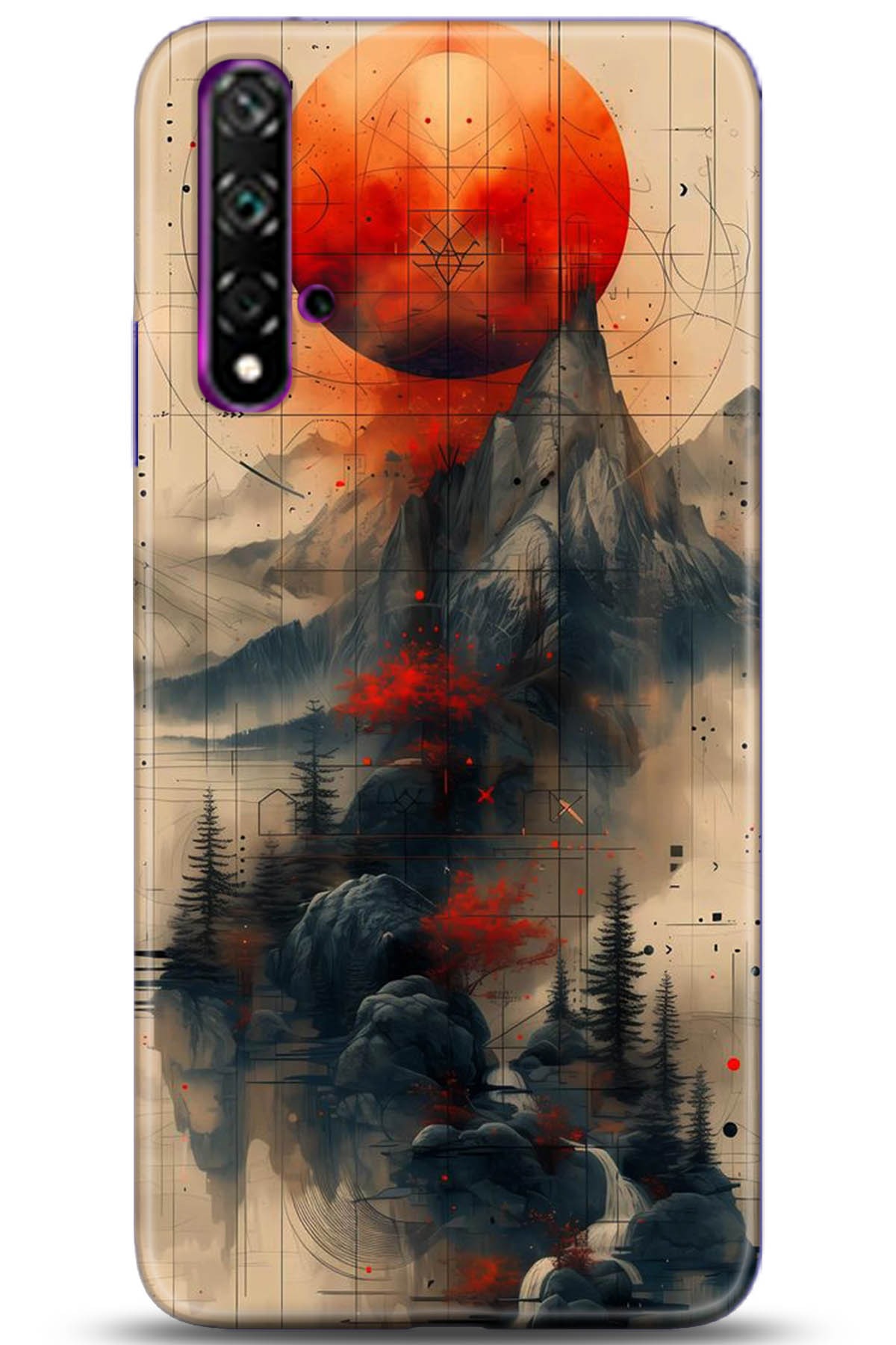 Honor 20 Kılıf HD Baskılı Kılıf - Followed Institution 5244