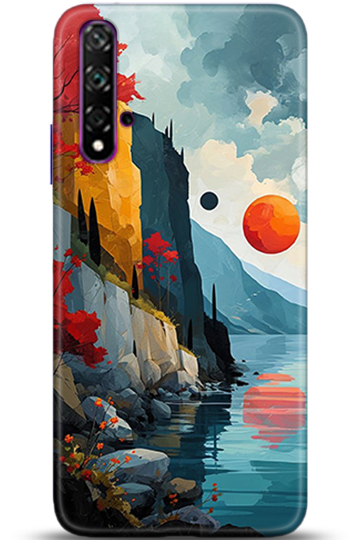 Honor 20 Kılıf HD Baskılı Kılıf - Followed Institution 5368