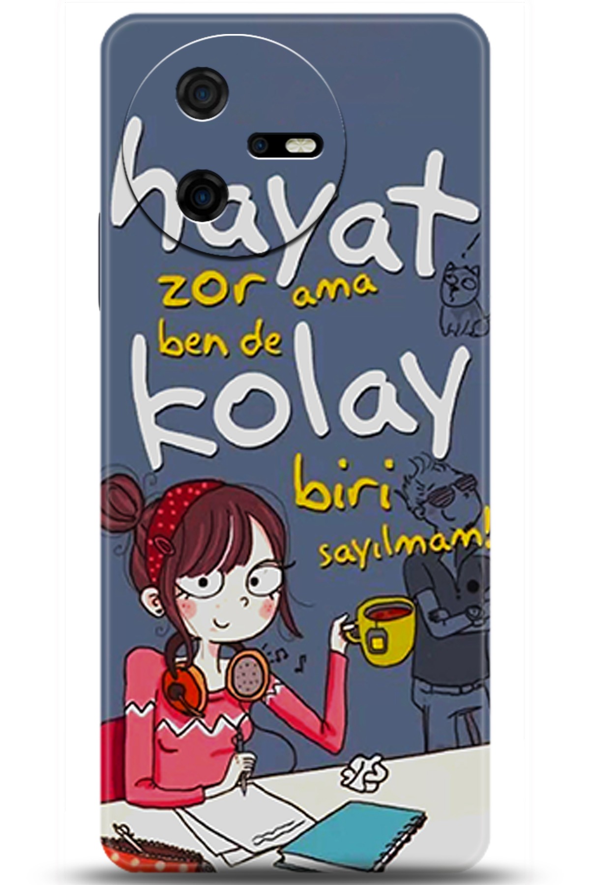 Casper Via A40 Uyumlu Kılıf HD Baskılı Kılıf - Followed Institution 5686