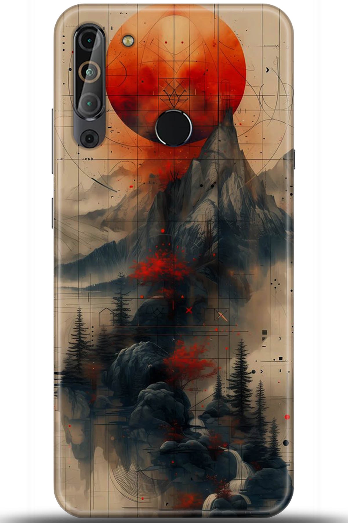 Casper Via X20 Uyumlu Kılıf HD Baskılı Kılıf - Followed Institution 5244