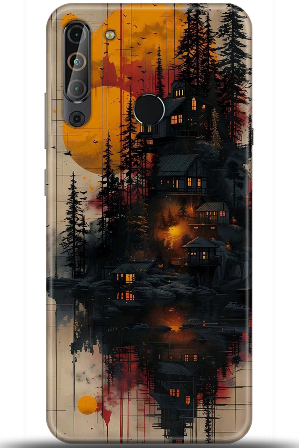 Casper Via X20 Uyumlu Kılıf HD Baskılı Kılıf - Followed Institution 5292