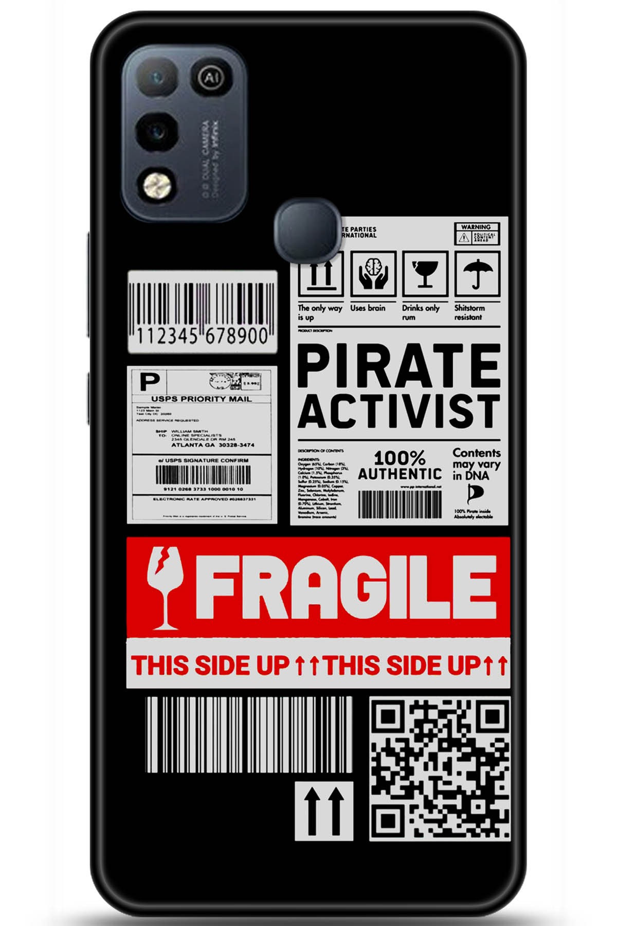 iNfinix Hot 10 Play Uyumlu Kılıf HD Baskılı Kılıf - Followed Institution 5447