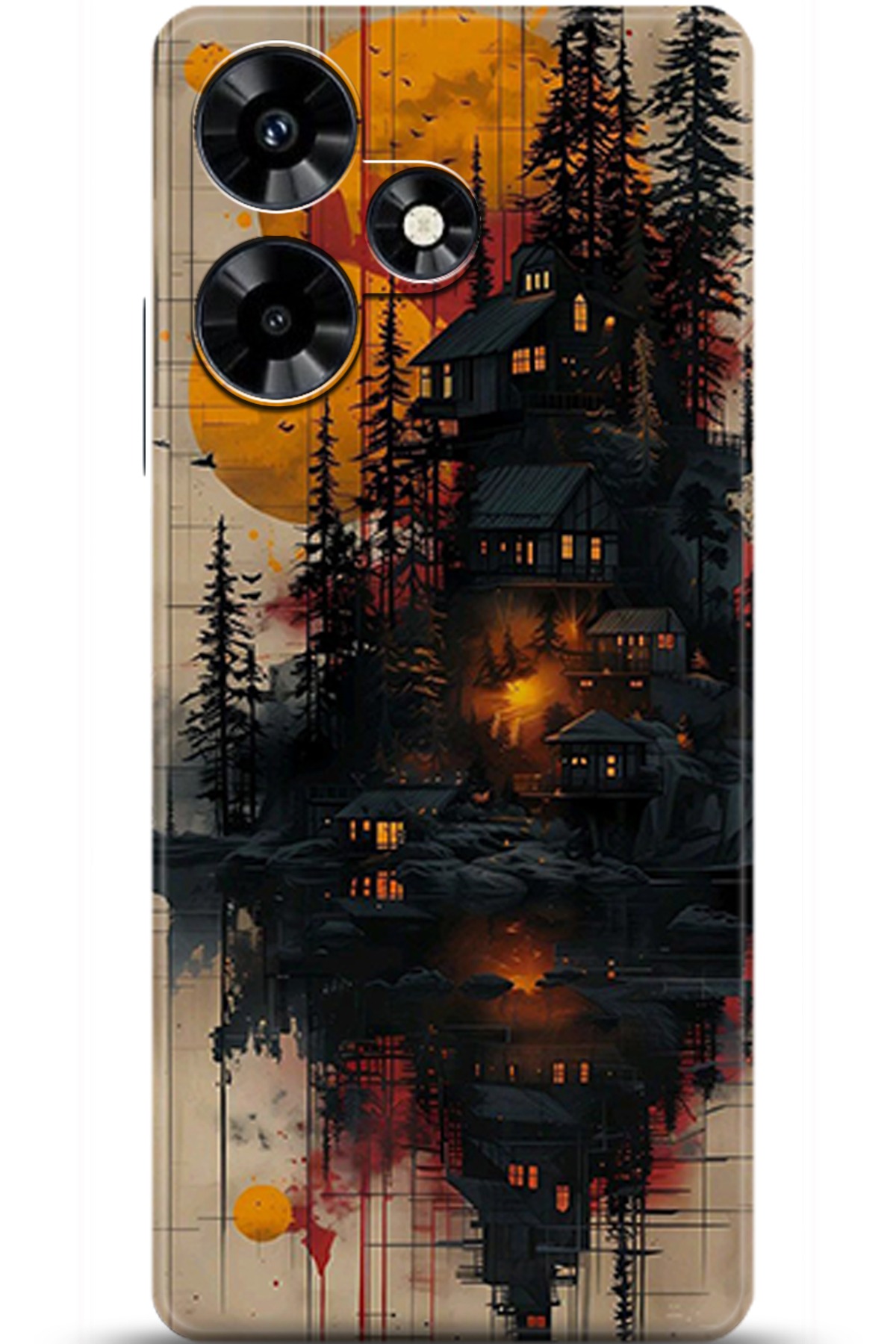 iNfinix Hot 30 Uyumlu Kılıf HD Baskılı Kılıf - Followed Institution 5292