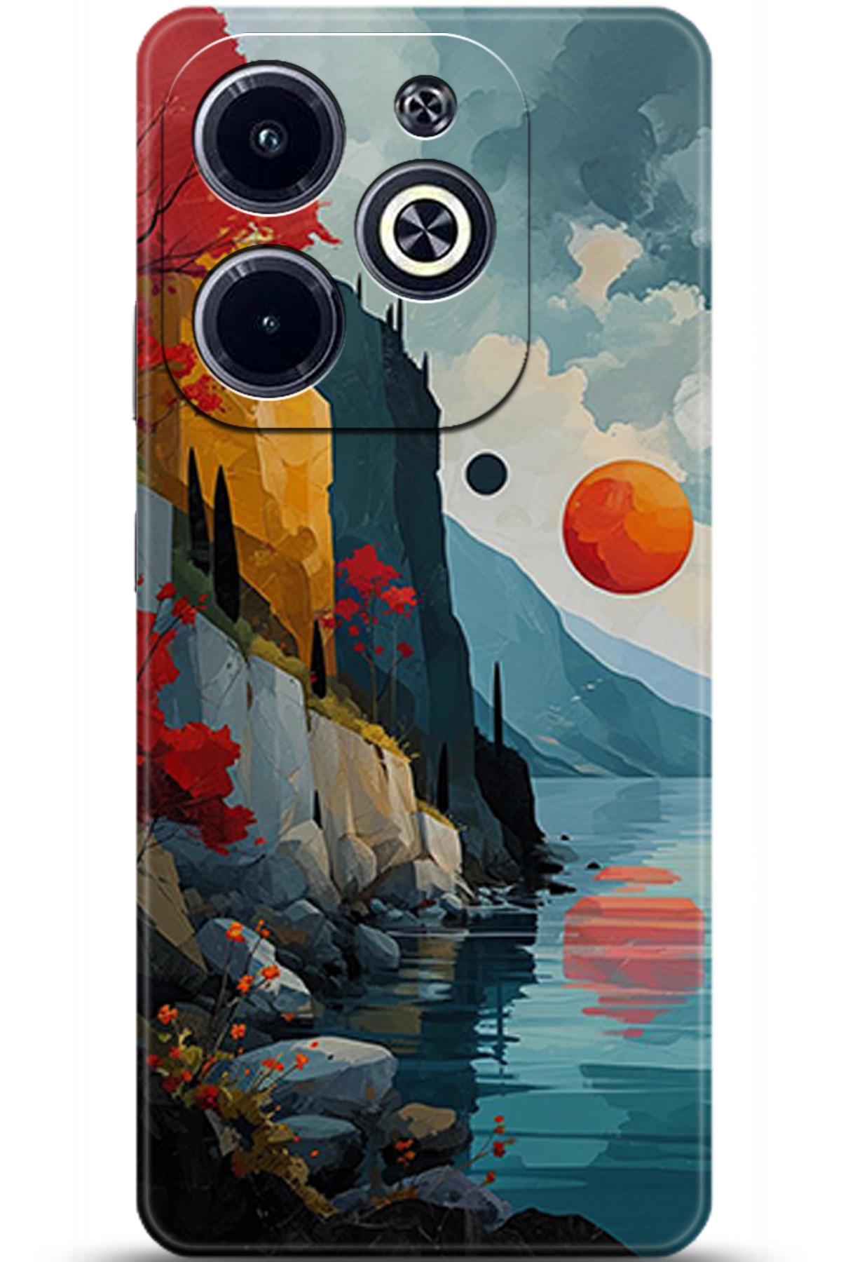 iNfinix Hot 40i Uyumlu Kılıf HD Baskılı Kılıf - Followed Institution 5368