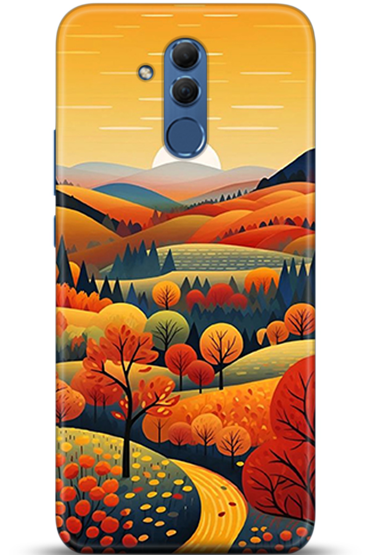 Huawei Mate 20 Lite Uyumlu Kılıf HD Baskılı Kılıf - Followed Institution 5356