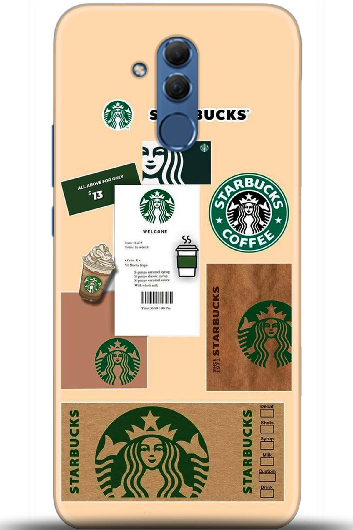 Huawei Mate 20 Lite Uyumlu Kılıf HD Baskılı Kılıf - Followed Institution 5470