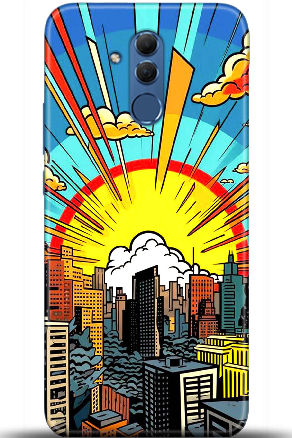 Huawei Mate 20 Lite Uyumlu Kılıf HD Baskılı Kılıf - Followed Institution 5571