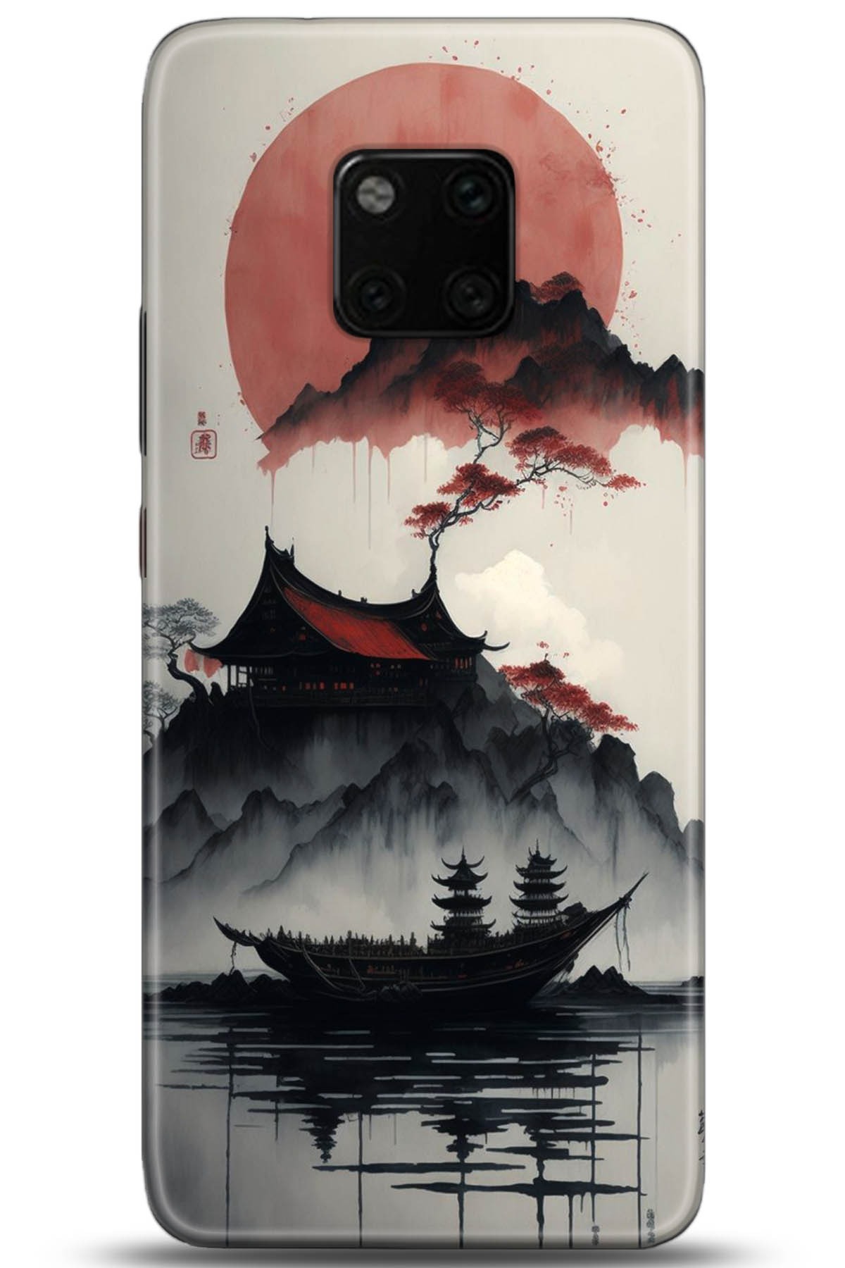 Huawei Mate 20 Pro Uyumlu Kılıf HD Baskılı Kılıf - Followed Institution 5174