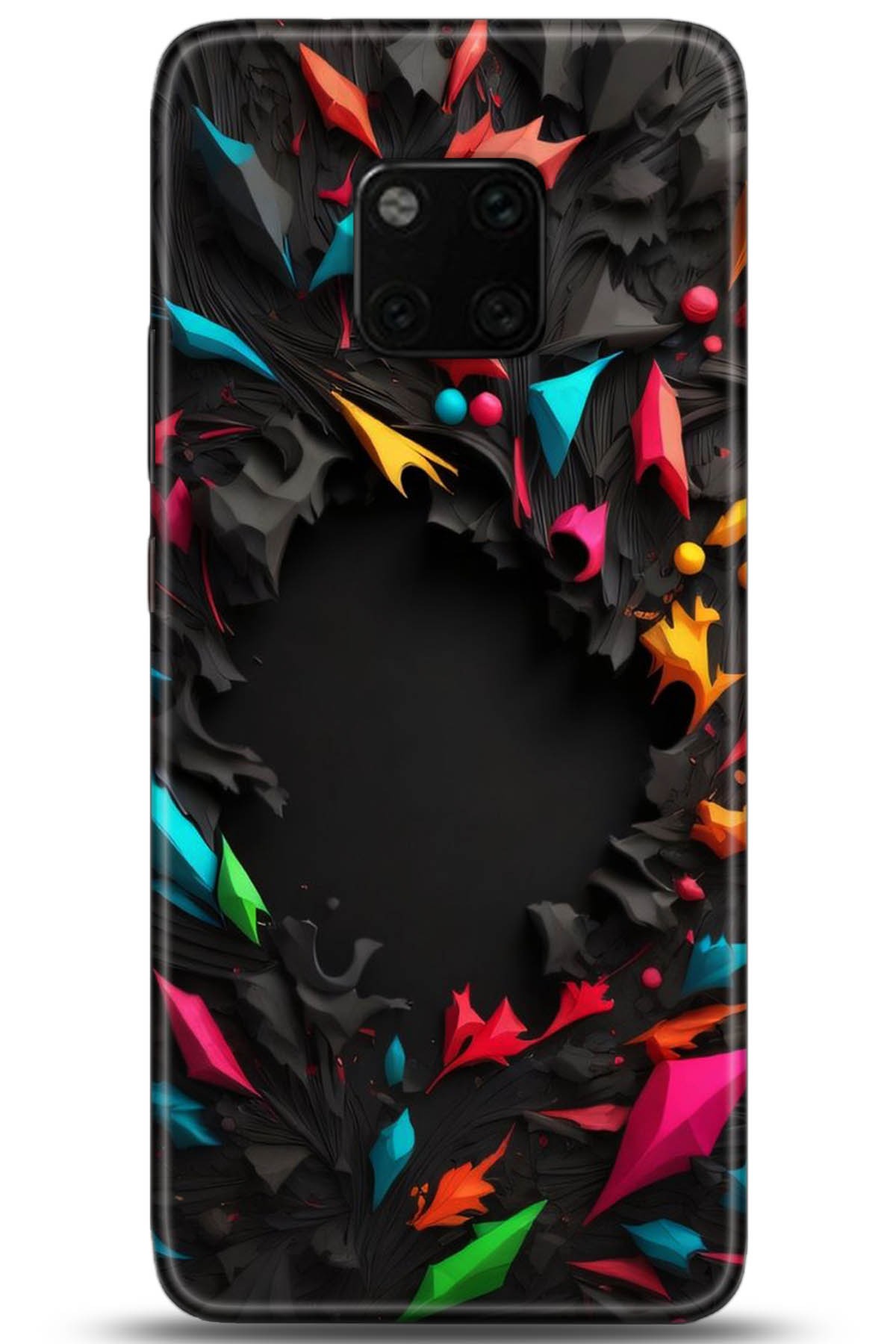 Huawei Mate 20 Pro Uyumlu Kılıf HD Baskılı Kılıf - Followed Institution 5253