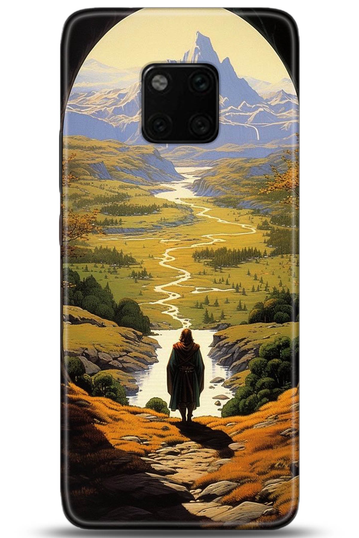 Huawei Mate 20 Pro Uyumlu Kılıf HD Baskılı Kılıf - Followed Institution 5263