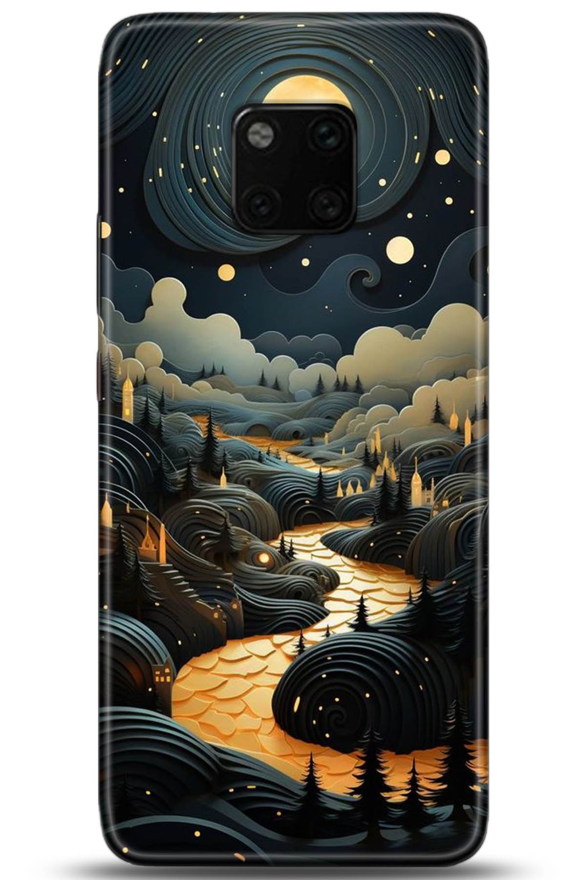 Huawei Mate 20 Pro Uyumlu Kılıf HD Baskılı Kılıf - Followed Institution 5268