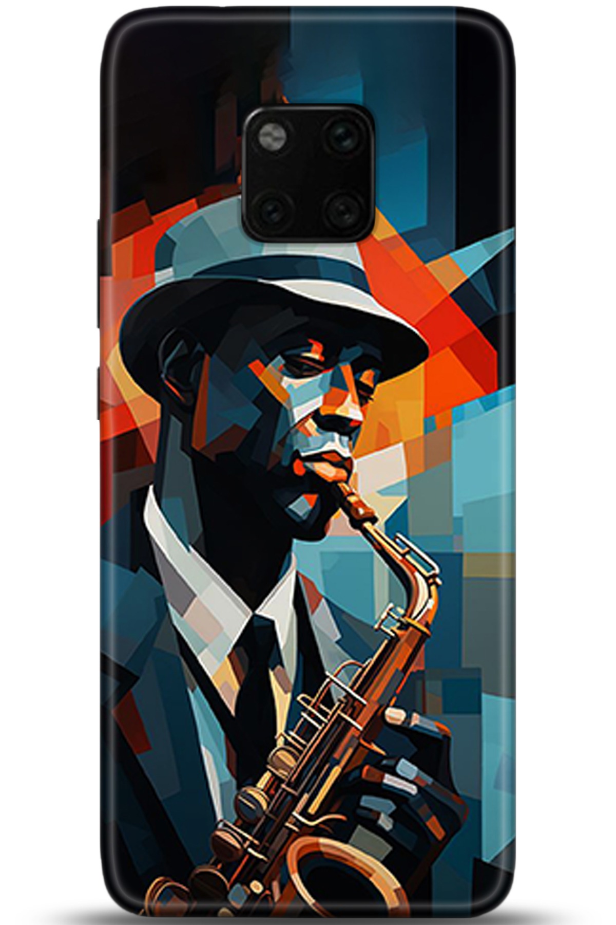 Huawei Mate 20 Pro Uyumlu Kılıf HD Baskılı Kılıf - Followed Institution 5326