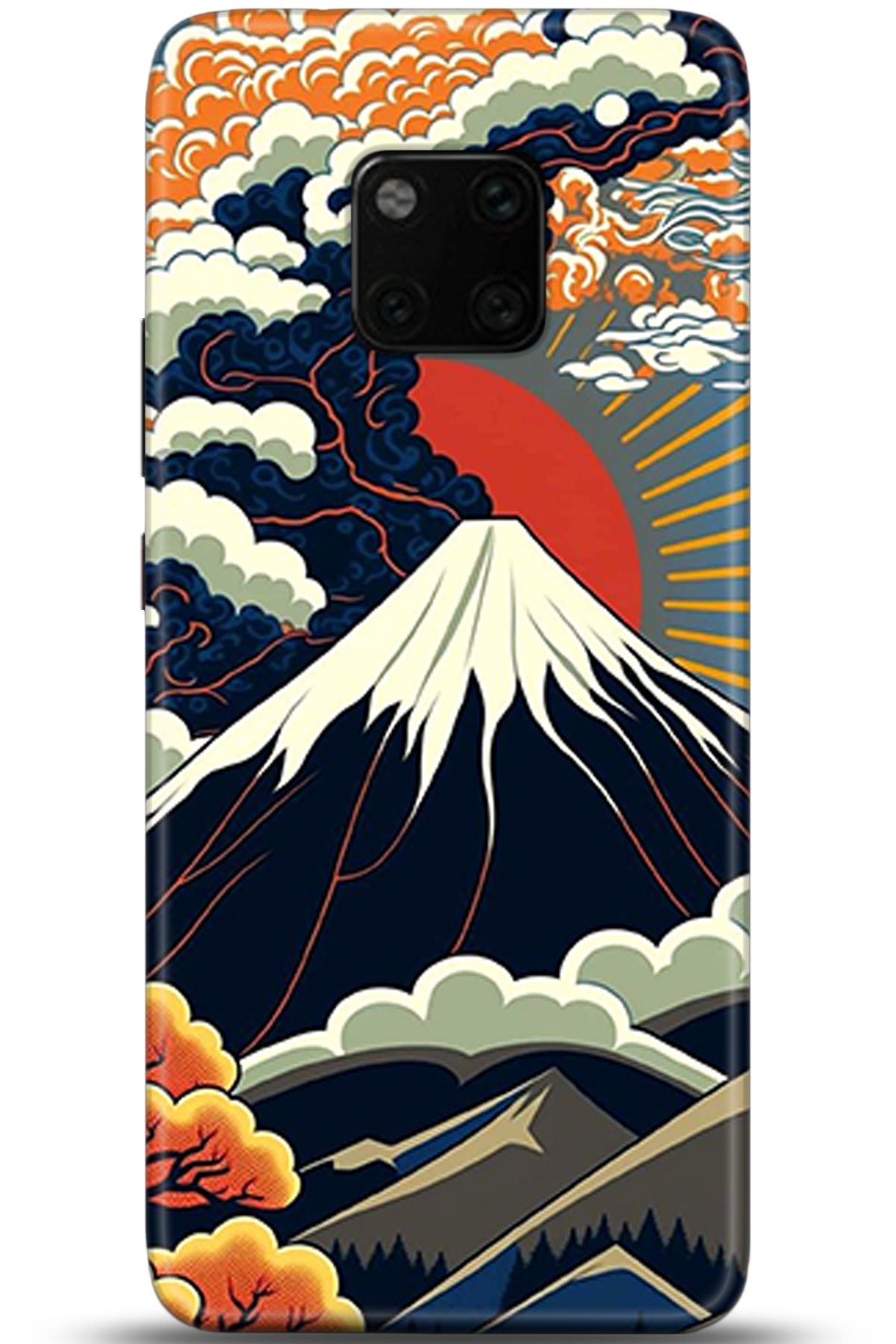 Huawei Mate 20 Pro Uyumlu Kılıf HD Baskılı Kılıf - Followed Institution 5342