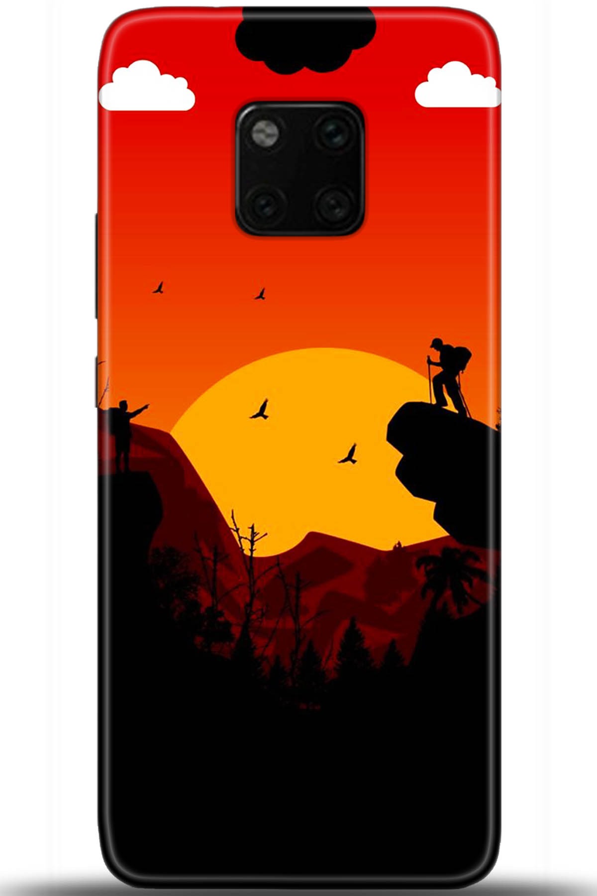 Huawei Mate 20 Pro Uyumlu Kılıf HD Baskılı Kılıf - Followed Institution 5407