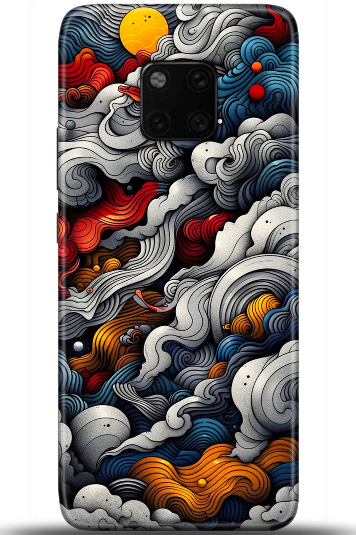 Huawei Mate 20 Pro Uyumlu Kılıf HD Baskılı Kılıf - Followed Institution 5436