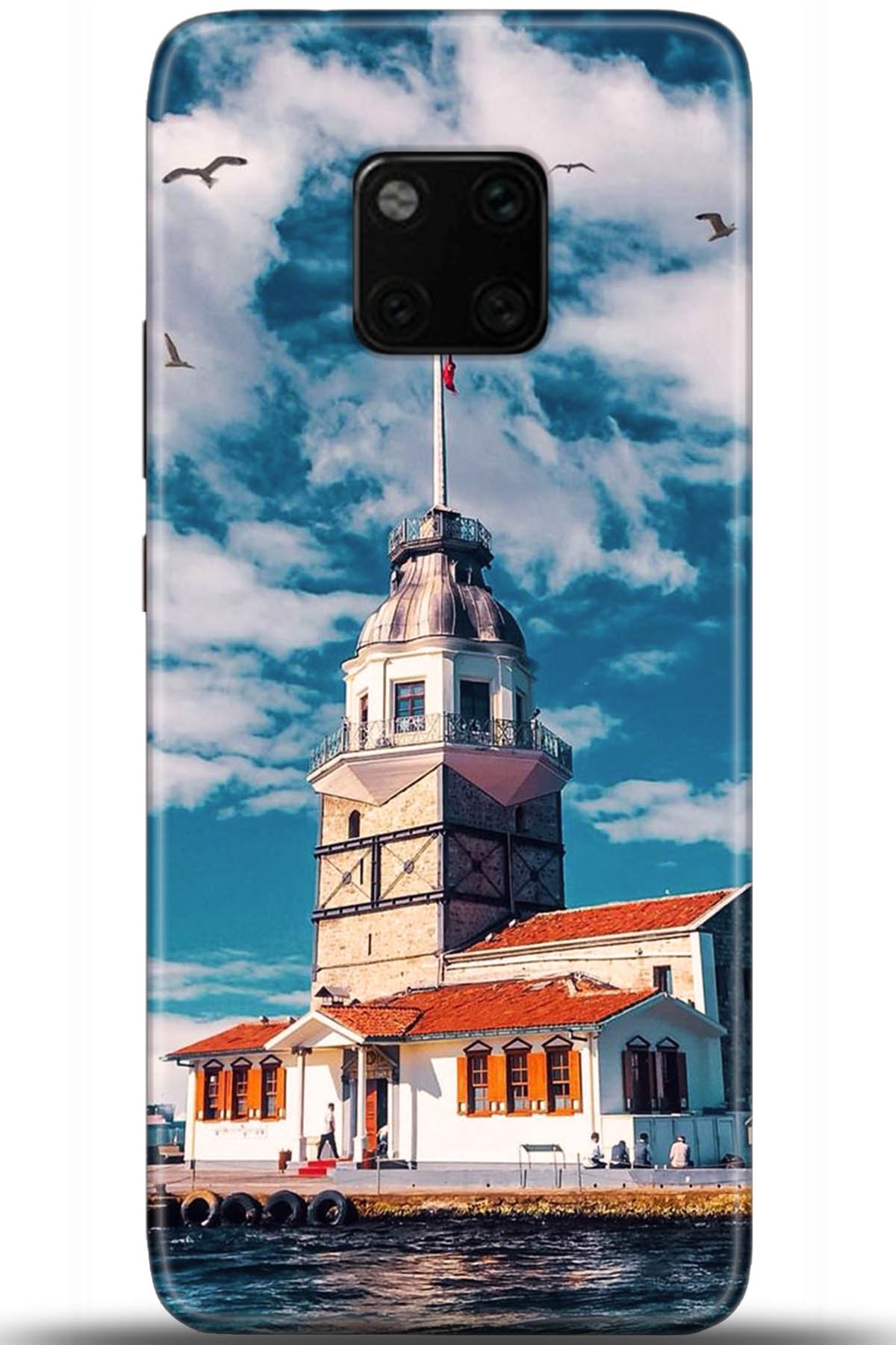 Huawei Mate 20 Pro Uyumlu Kılıf HD Baskılı Kılıf - Followed Institution 5547