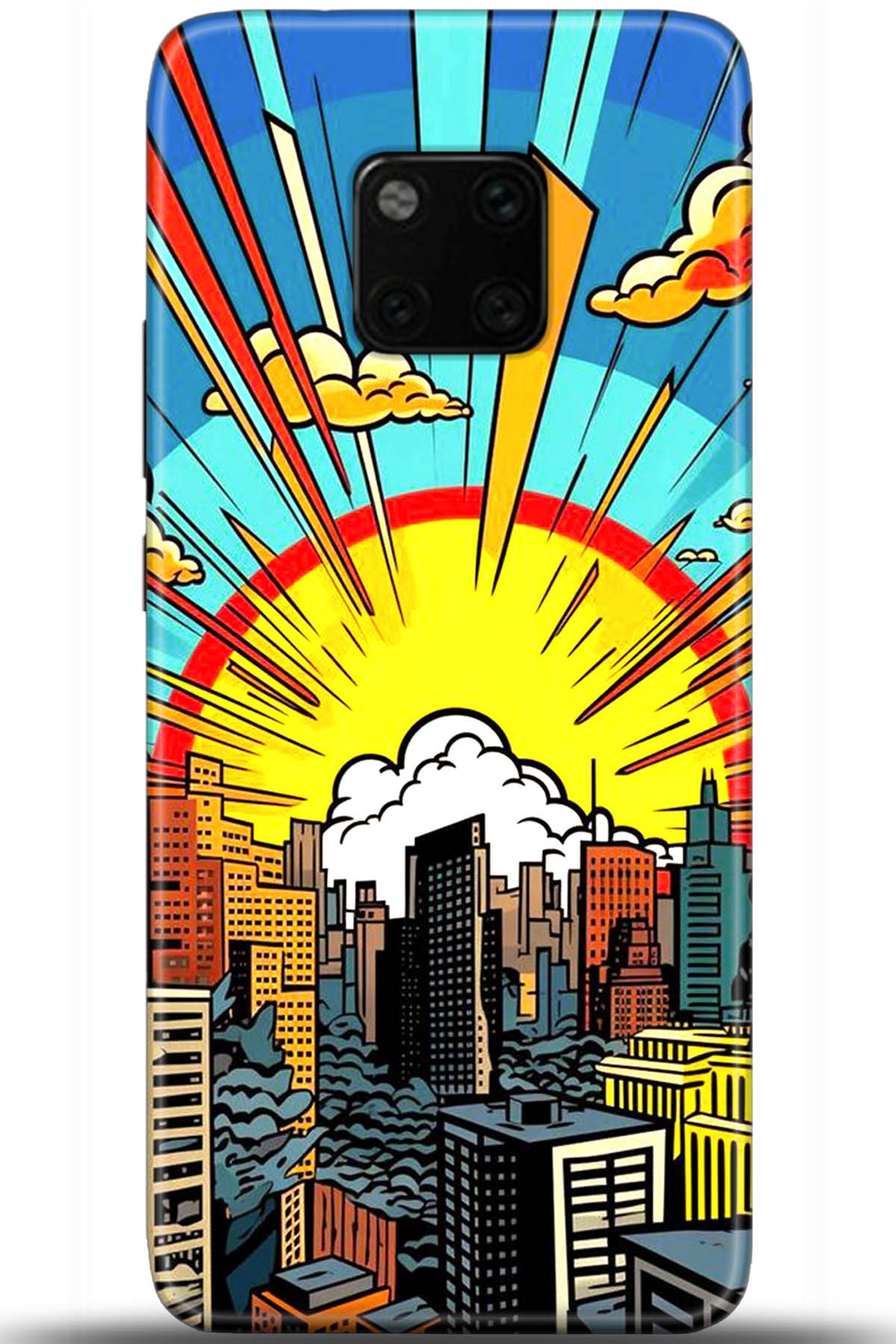 Huawei Mate 20 Pro Uyumlu Kılıf HD Baskılı Kılıf - Followed Institution 5571