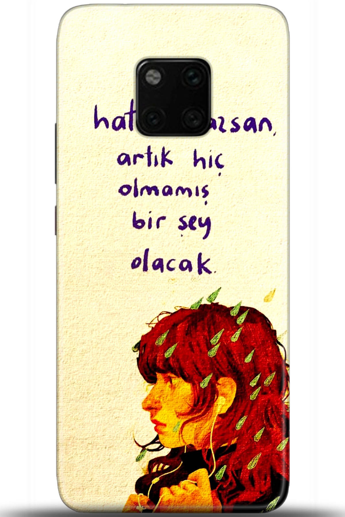 Huawei Mate 20 Pro Uyumlu Kılıf HD Baskılı Kılıf - Followed Institution 5595