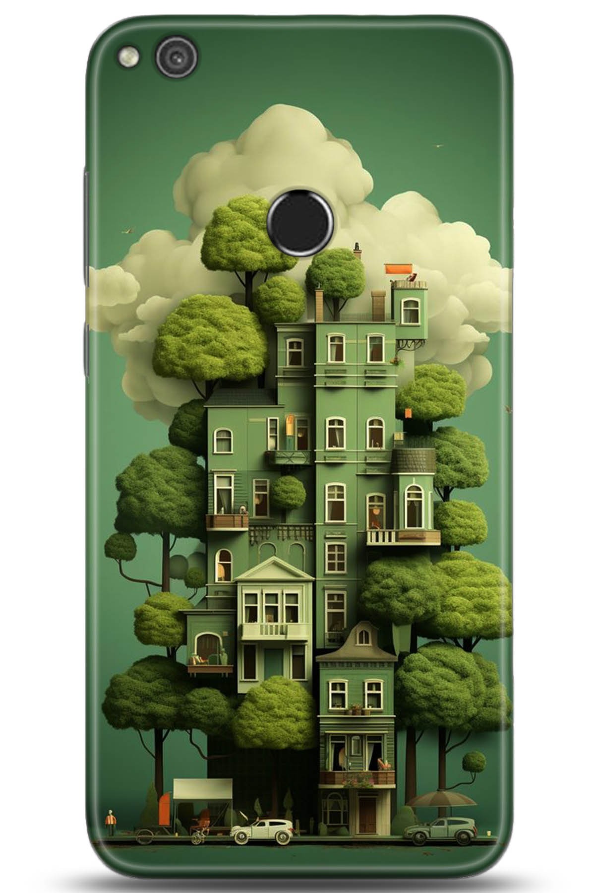 Huawei P9 Lite 2017 Uyumlu Kılıf HD Baskılı Kılıf - Followed Institution 5273