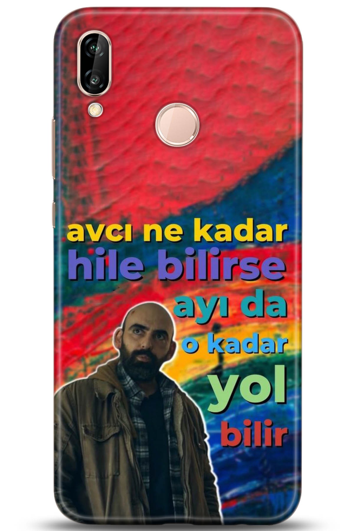 Huawei P20 Lite Uyumlu Kılıf HD Baskılı Kılıf - Followed Institution 5006