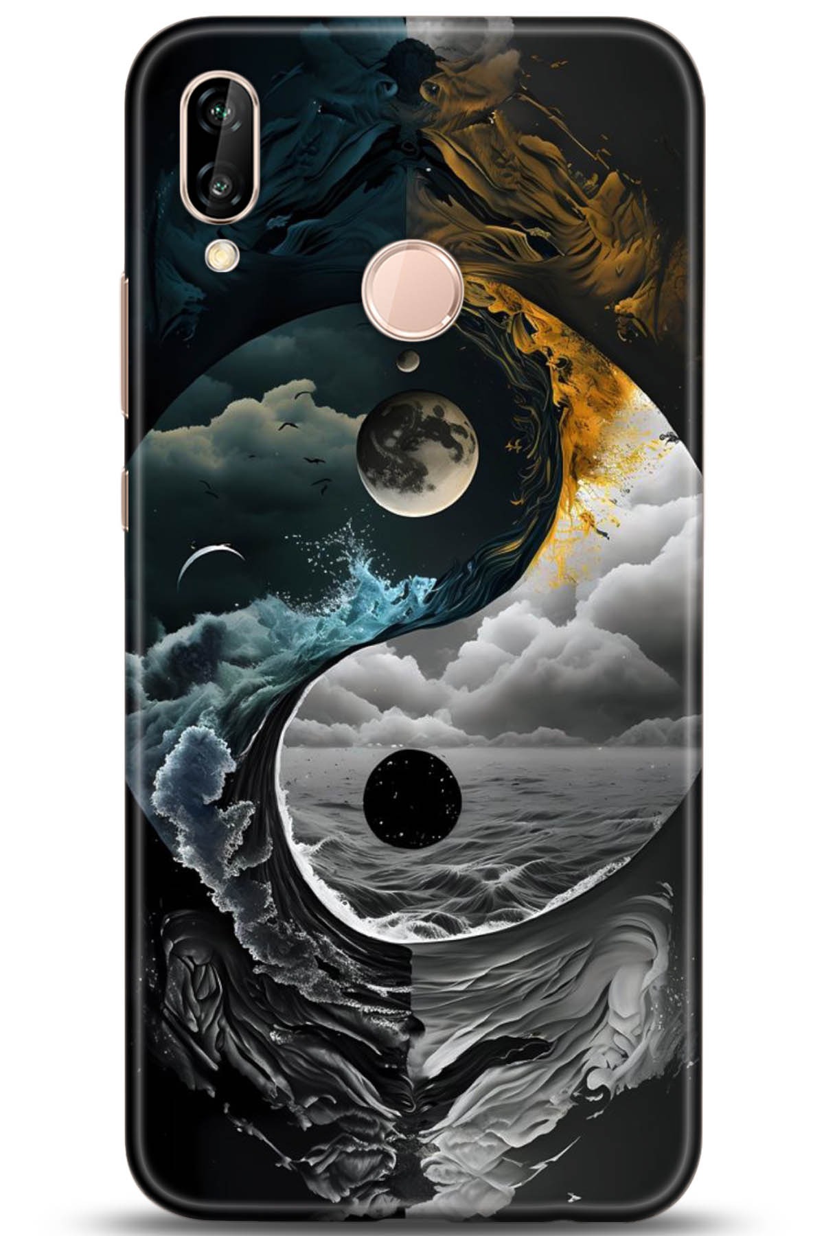 Huawei P20 Lite Uyumlu Kılıf HD Baskılı Kılıf - Followed Institution 5177