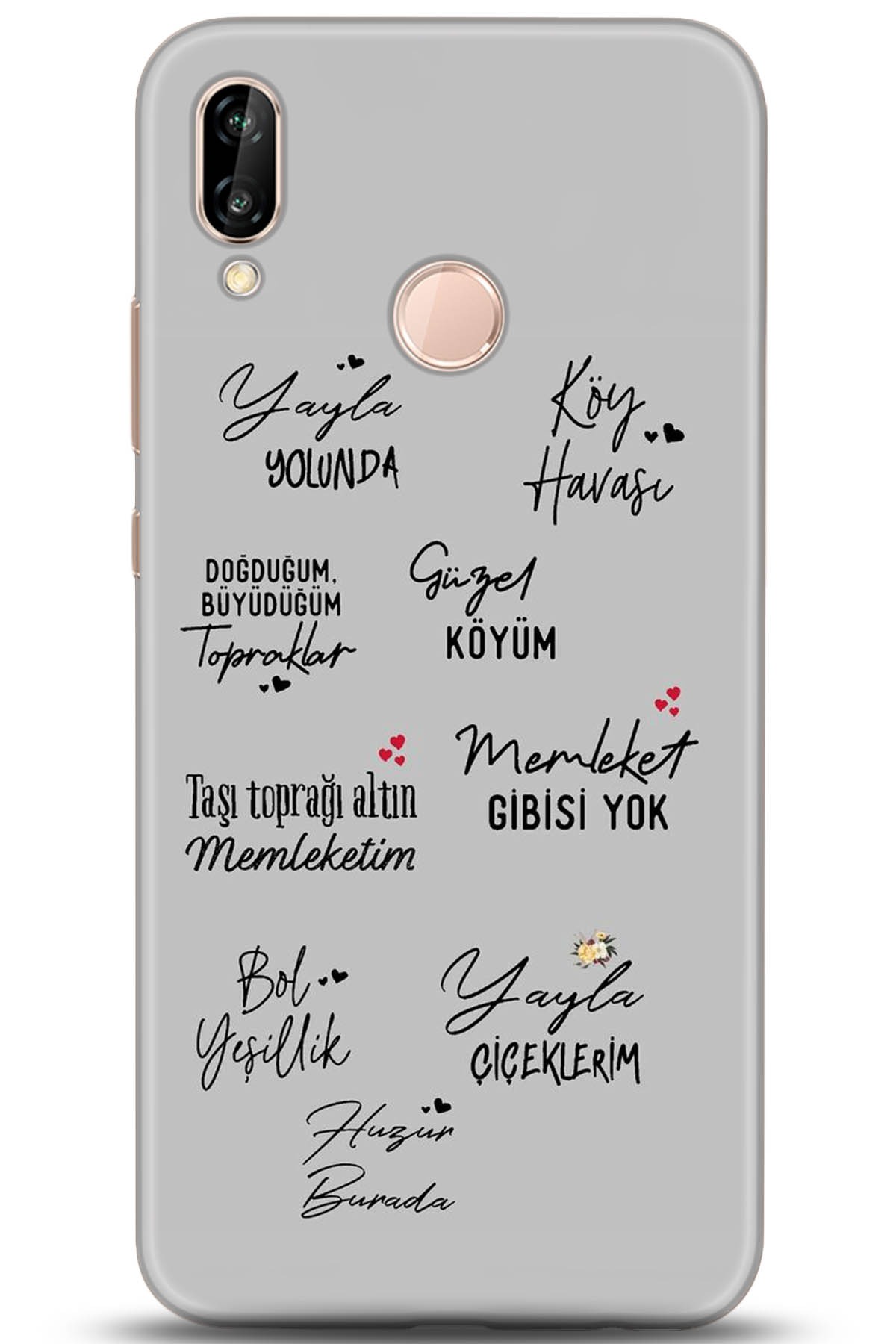 Huawei P20 Lite Uyumlu Kılıf HD Baskılı Kılıf - Followed Institution 5210