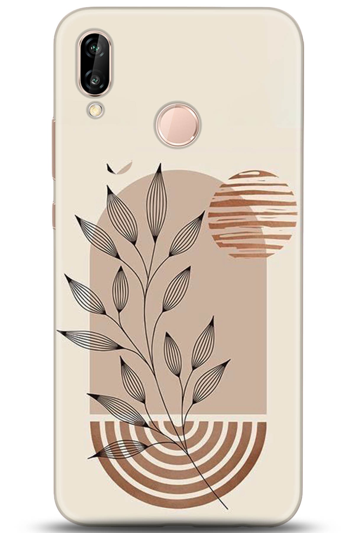 Huawei P20 Lite Uyumlu Kılıf HD Baskılı Kılıf - Followed Institution 5243