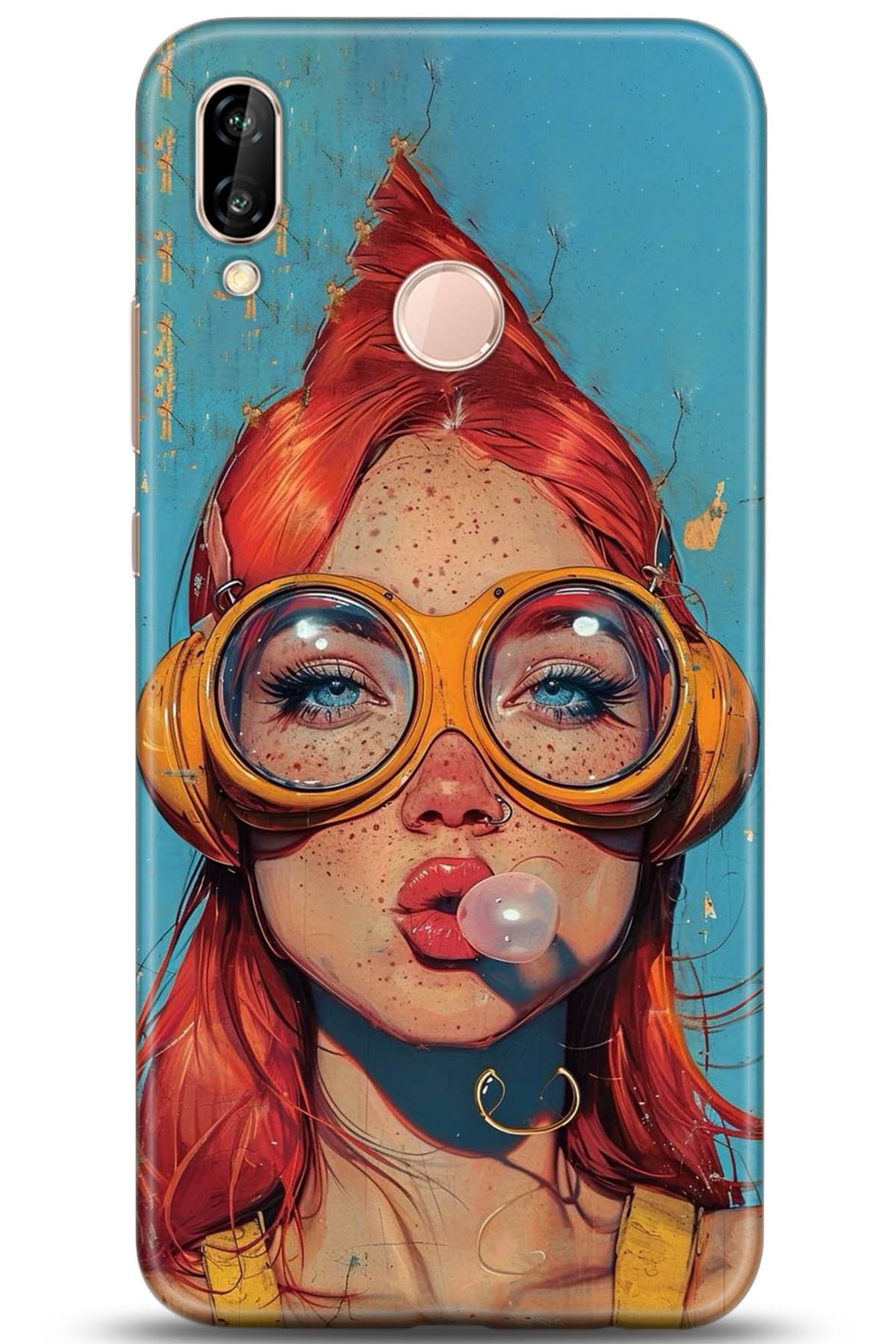 Huawei P20 Lite Uyumlu Kılıf HD Baskılı Kılıf - Followed Institution 5286