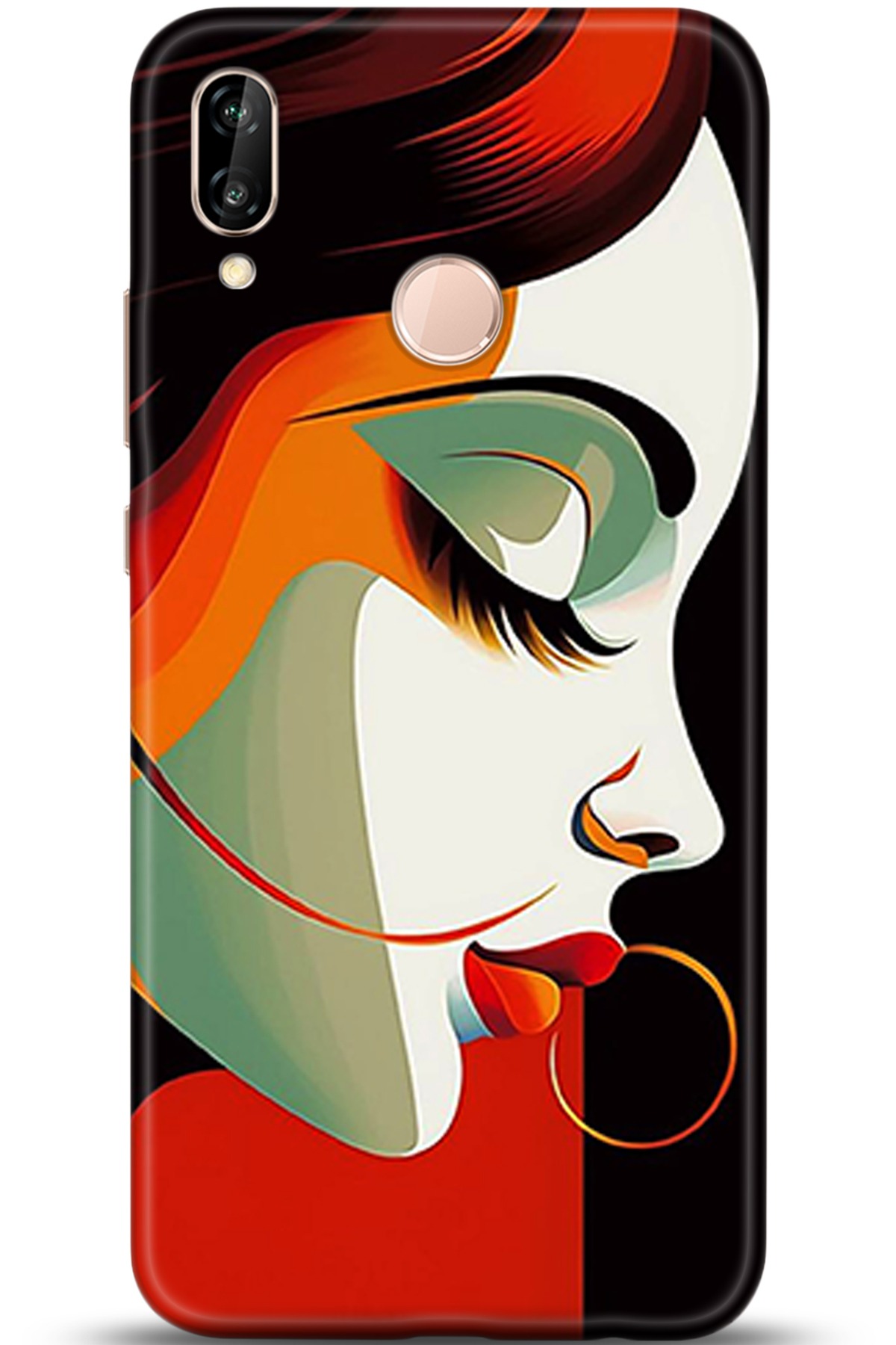 Huawei P20 Lite Uyumlu Kılıf HD Baskılı Kılıf - Followed Institution 5324