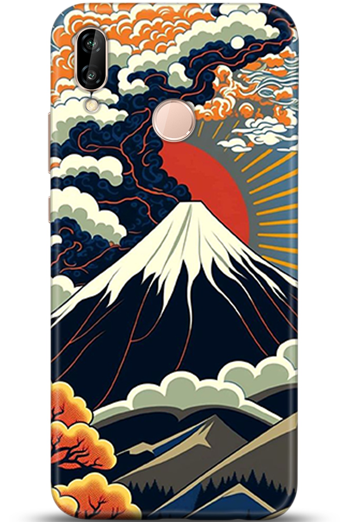 Huawei P20 Lite Uyumlu Kılıf HD Baskılı Kılıf - Followed Institution 5342