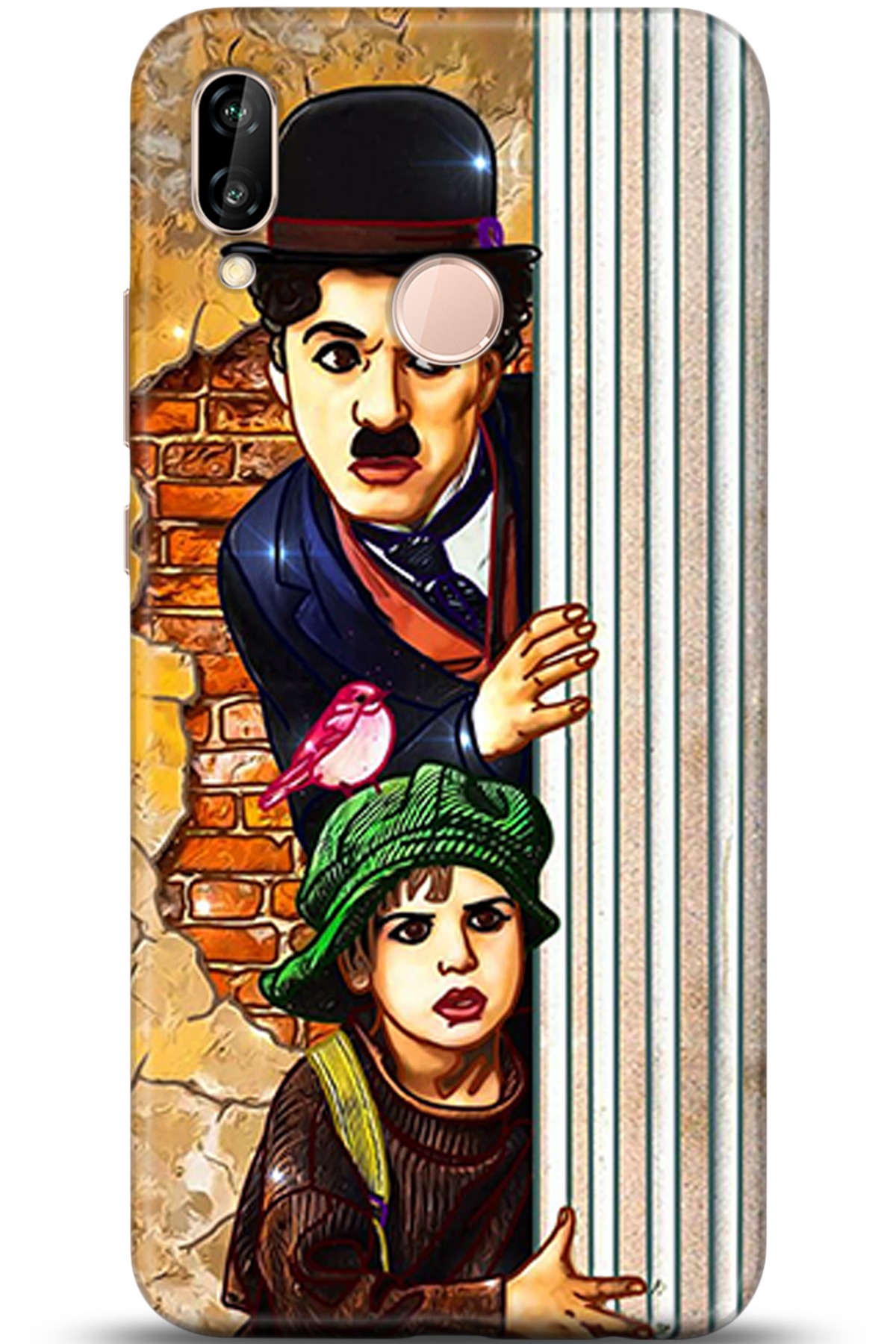 Huawei P20 Lite Uyumlu Kılıf HD Baskılı Kılıf - Followed Institution 5348