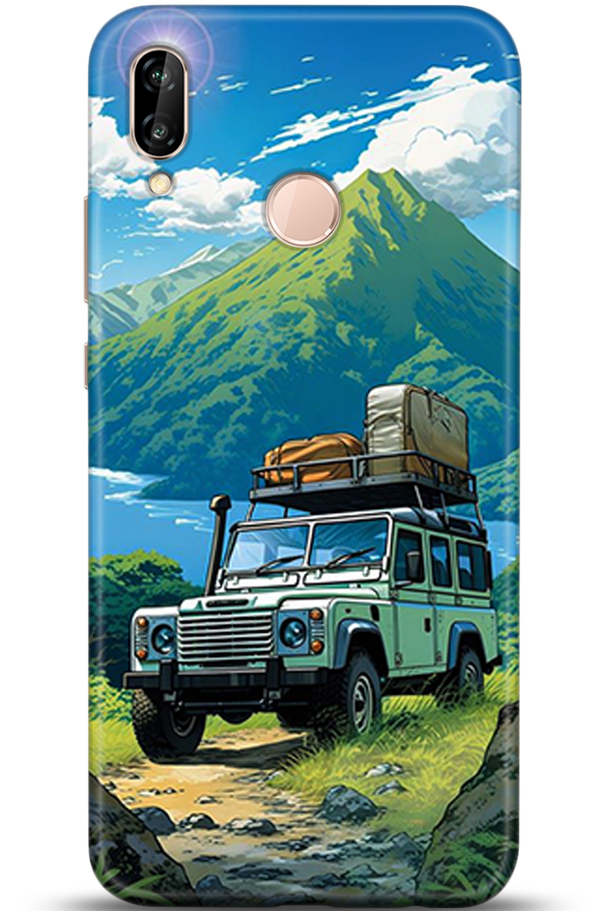 Huawei P20 Lite Uyumlu Kılıf HD Baskılı Kılıf - Followed Institution 5362