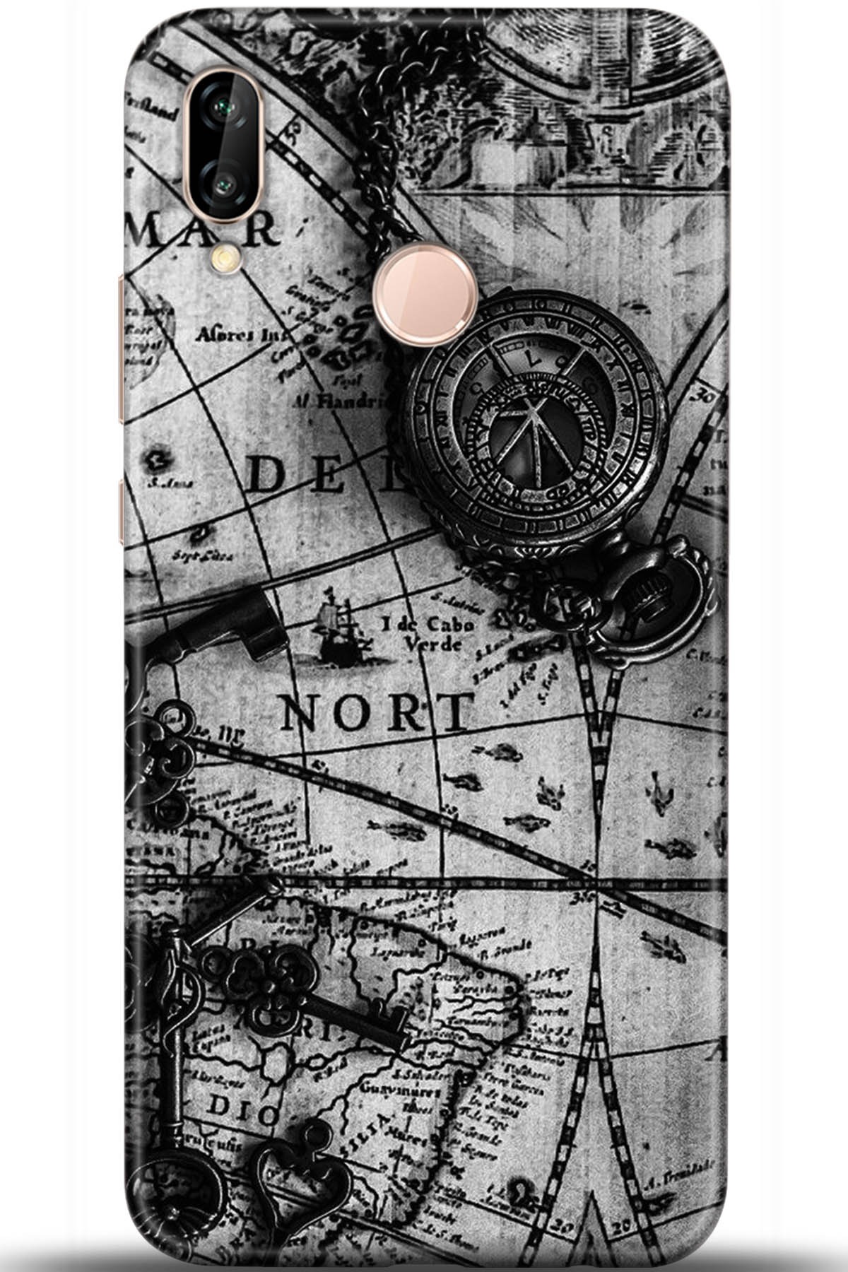 Huawei P20 Lite Uyumlu Kılıf HD Baskılı Kılıf - Followed Institution 5381