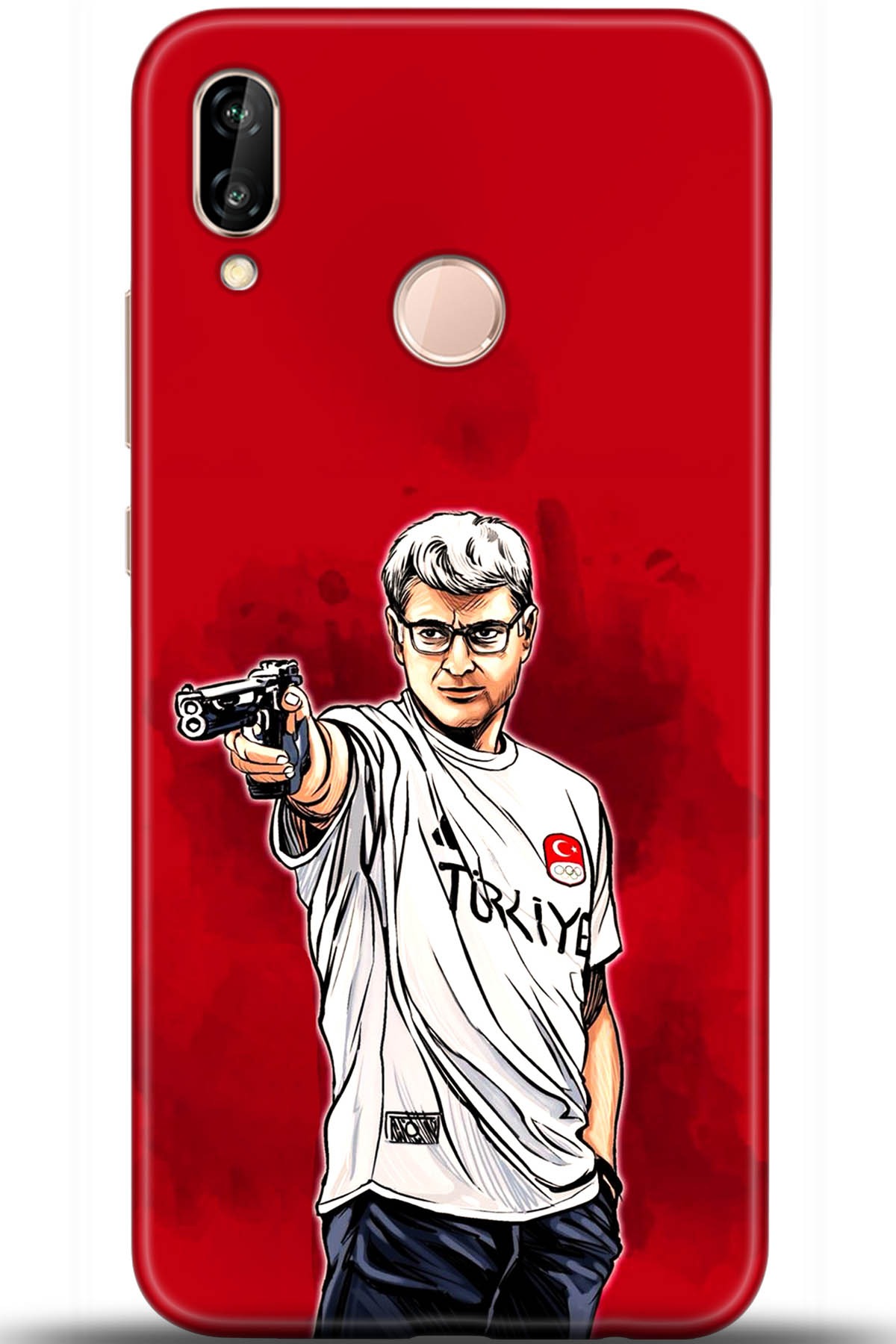 Huawei P20 Lite Uyumlu Kılıf HD Baskılı Kılıf - Followed Institution 5533