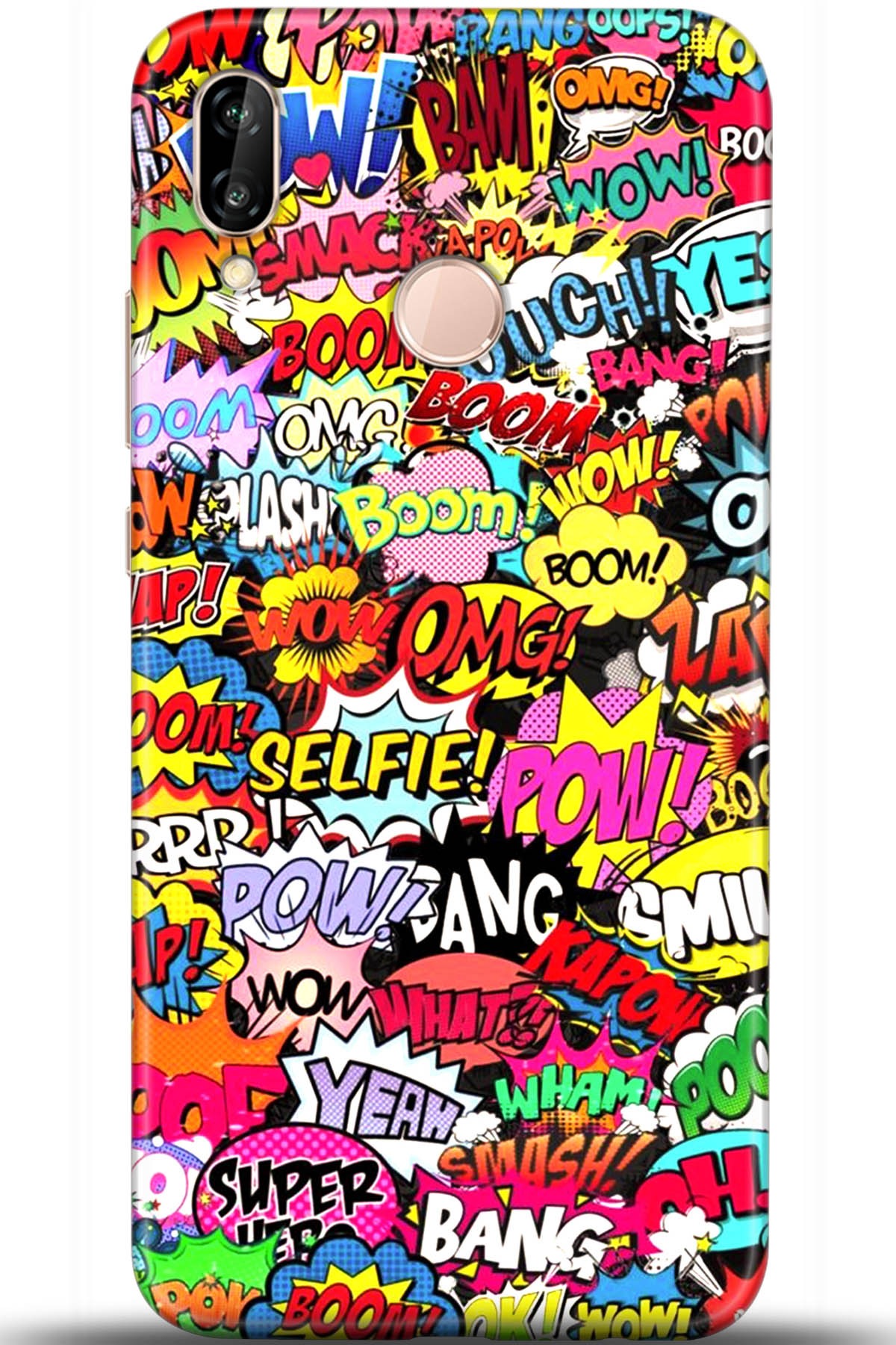 Huawei P20 Lite Uyumlu Kılıf HD Baskılı Kılıf - Followed Institution 5552