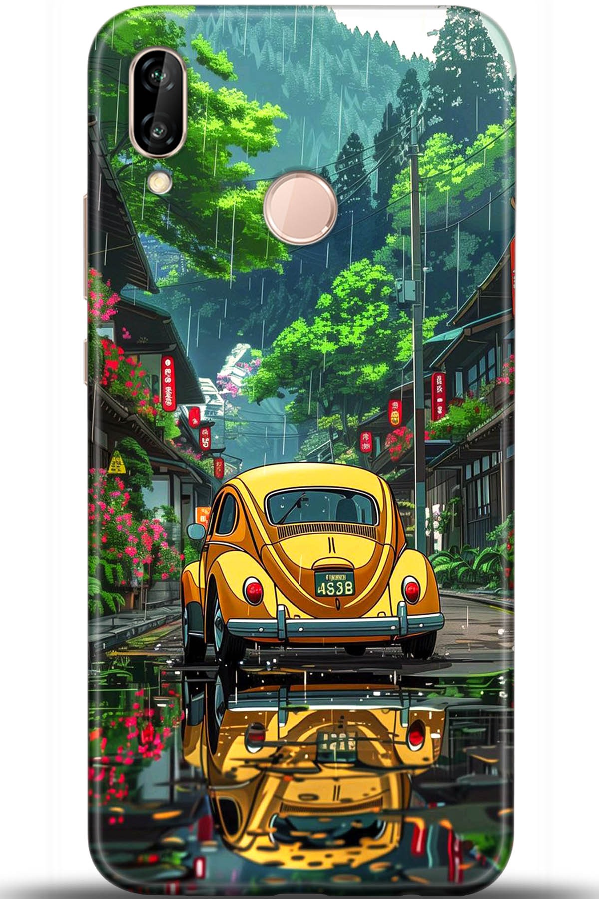 Huawei P20 Lite Uyumlu Kılıf HD Baskılı Kılıf - Followed Institution 5561