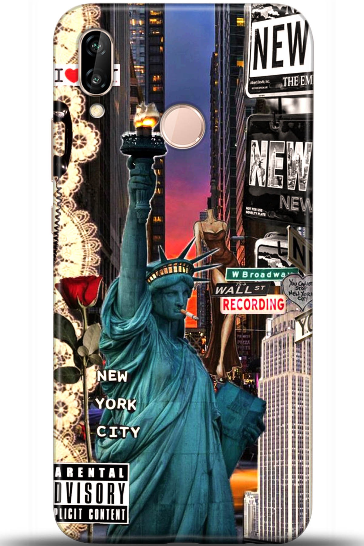 Huawei P20 Lite Uyumlu Kılıf HD Baskılı Kılıf - Followed Institution 5618