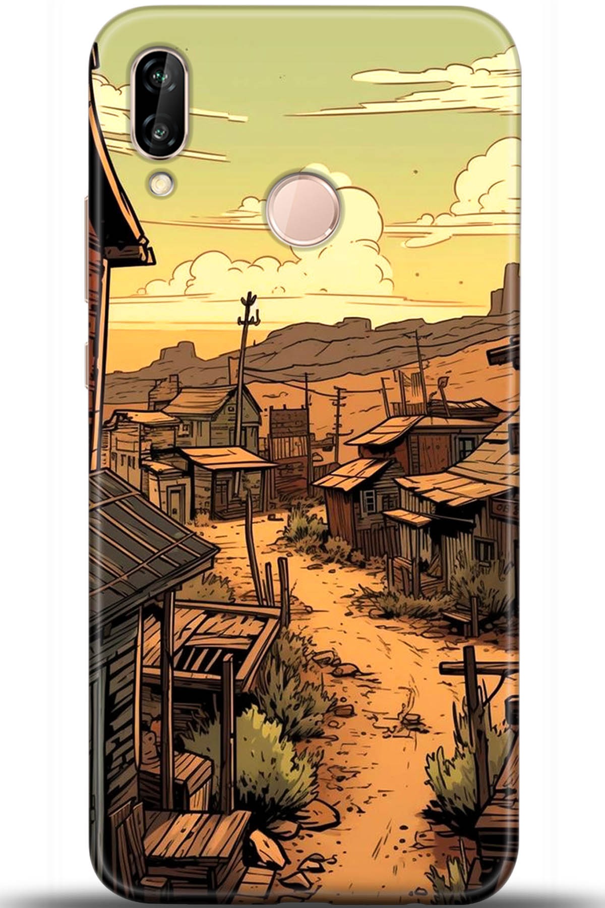 Huawei P20 Lite Uyumlu Kılıf HD Baskılı Kılıf - Followed Institution 5676