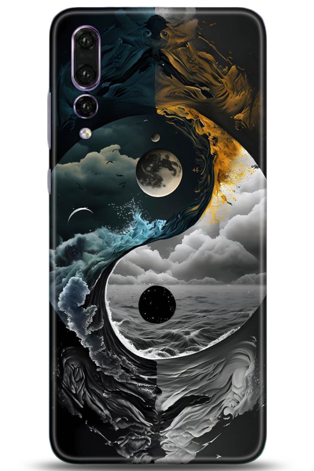 Huawei P20 Pro Uyumlu Kılıf HD Baskılı Kılıf - Followed Institution 5177