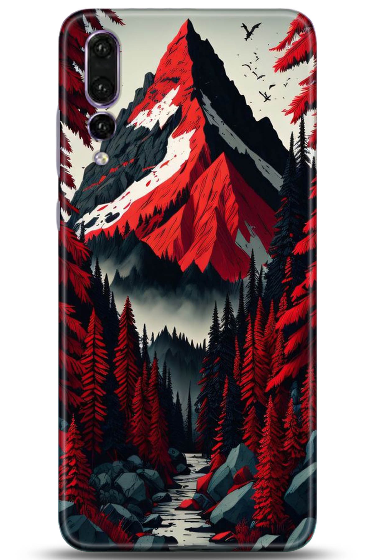 Huawei P20 Pro Uyumlu Kılıf HD Baskılı Kılıf - Followed Institution 5196