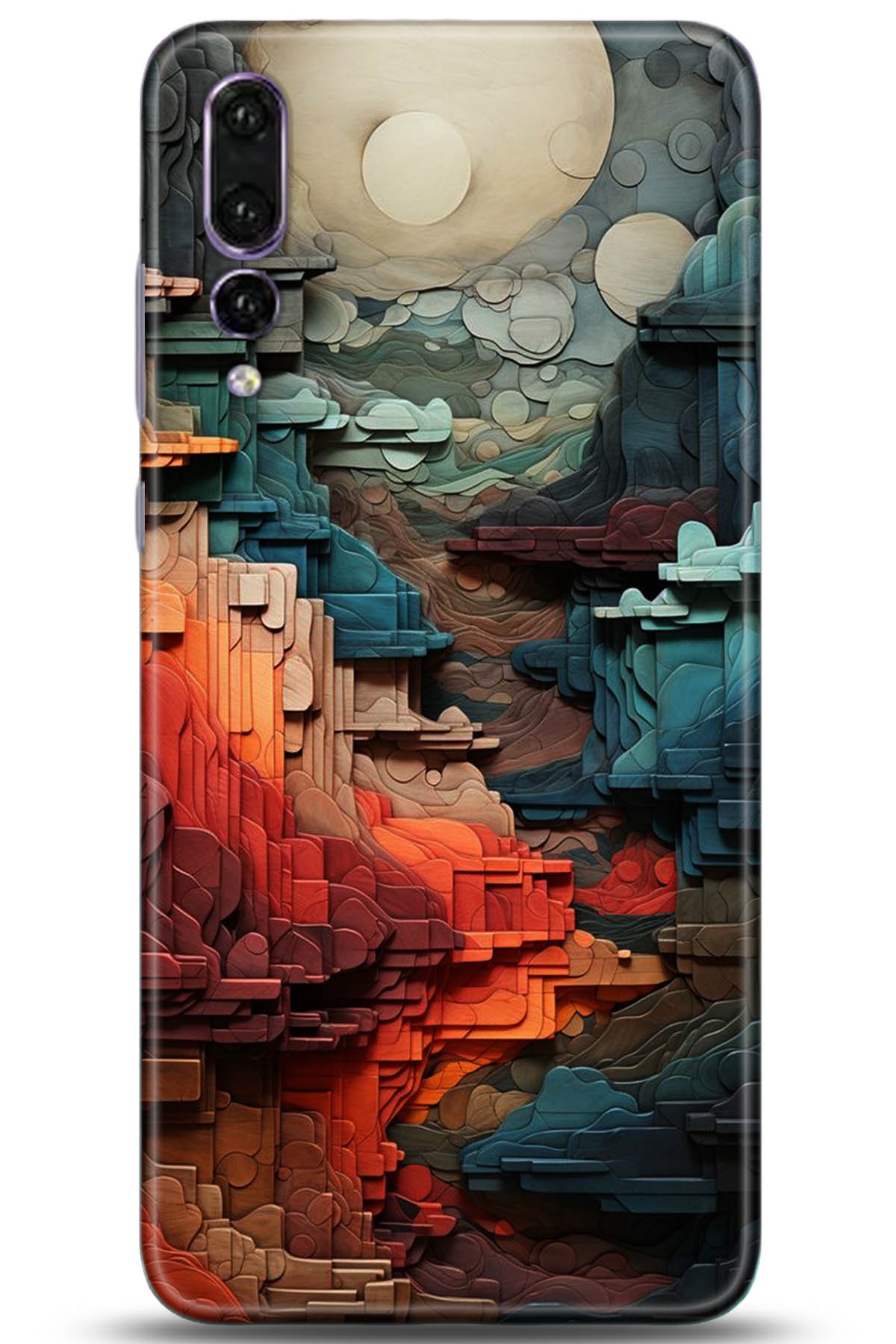 Huawei P20 Pro Uyumlu Kılıf HD Baskılı Kılıf - Followed Institution 5218