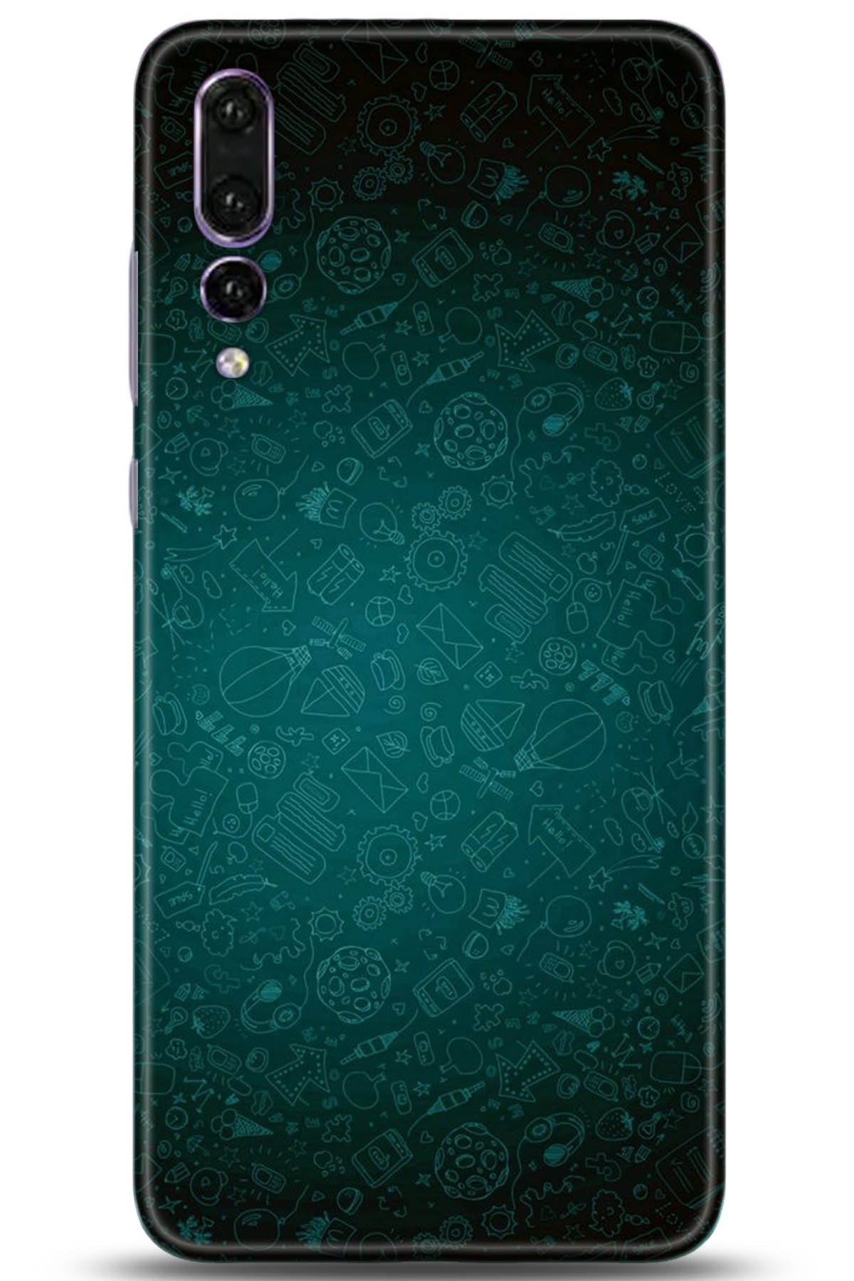 Huawei P20 Pro Uyumlu Kılıf HD Baskılı Kılıf - Followed Institution 5255