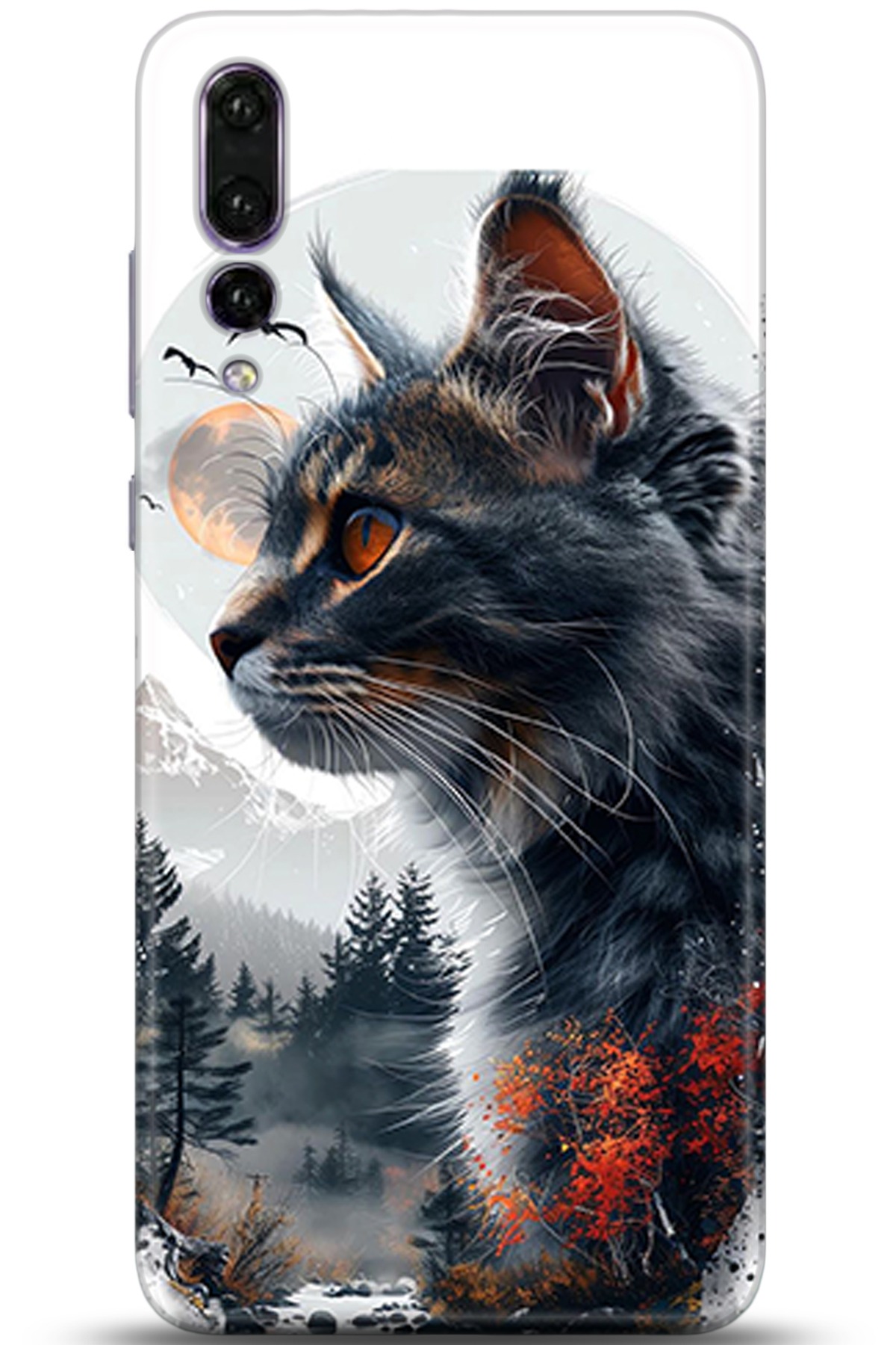 Huawei P20 Pro Uyumlu Kılıf HD Baskılı Kılıf - Followed Institution 5319