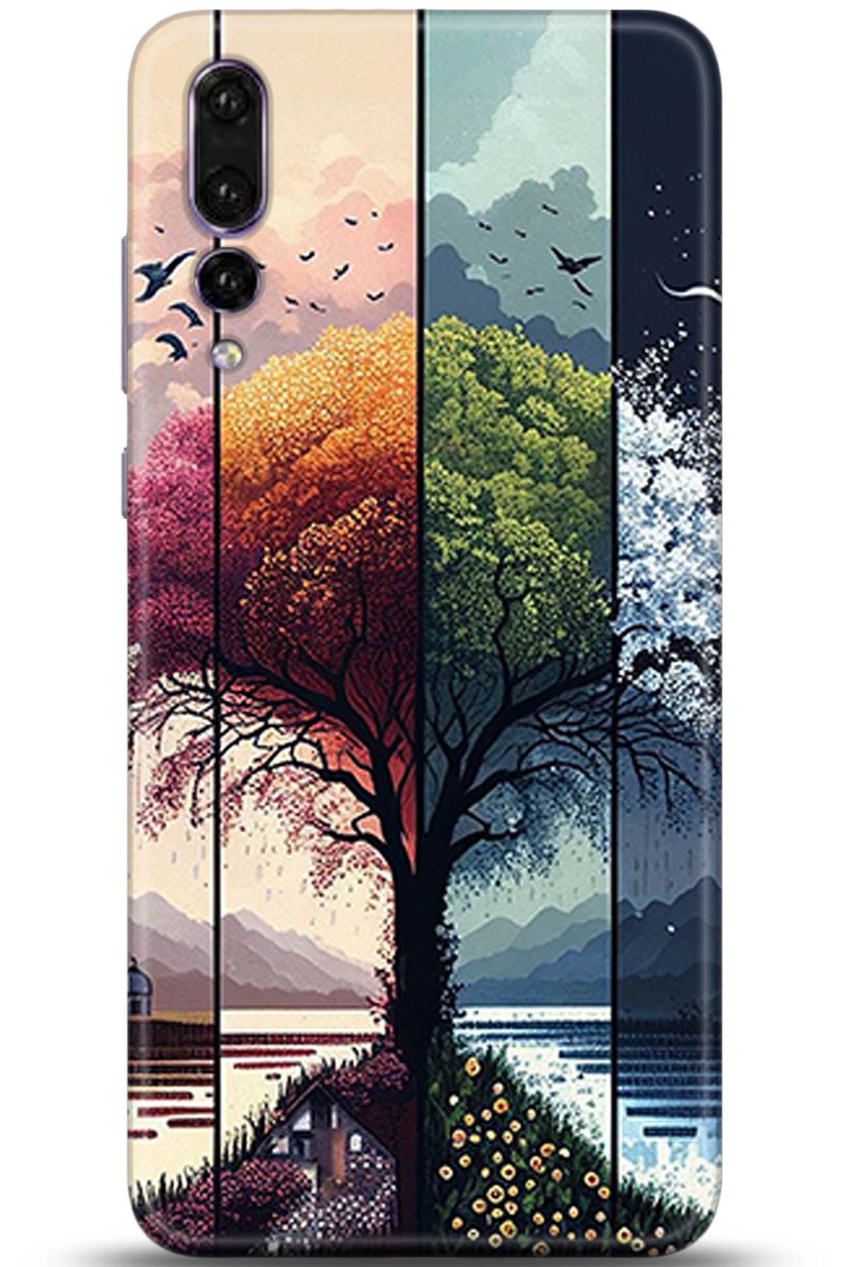 Huawei P20 Pro Uyumlu Kılıf HD Baskılı Kılıf - Followed Institution 5369