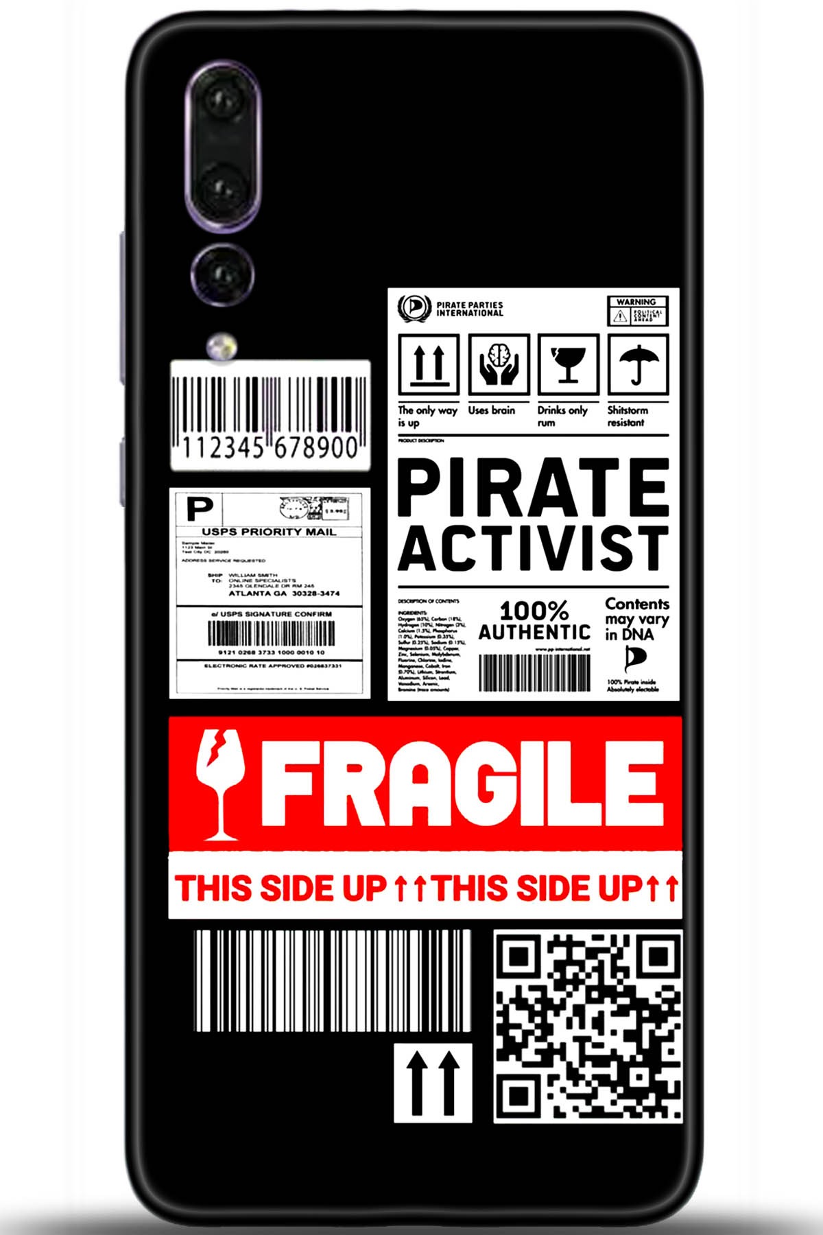 Huawei P20 Pro Uyumlu Kılıf HD Baskılı Kılıf - Followed Institution 5447