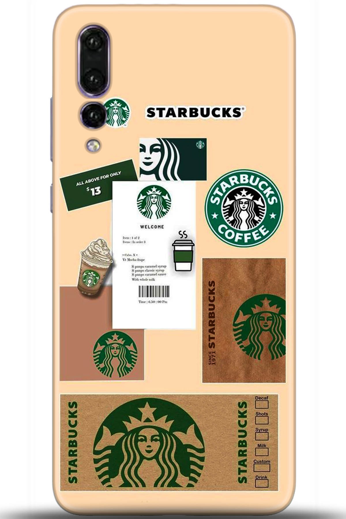 Huawei P20 Pro Uyumlu Kılıf HD Baskılı Kılıf - Followed Institution 5470