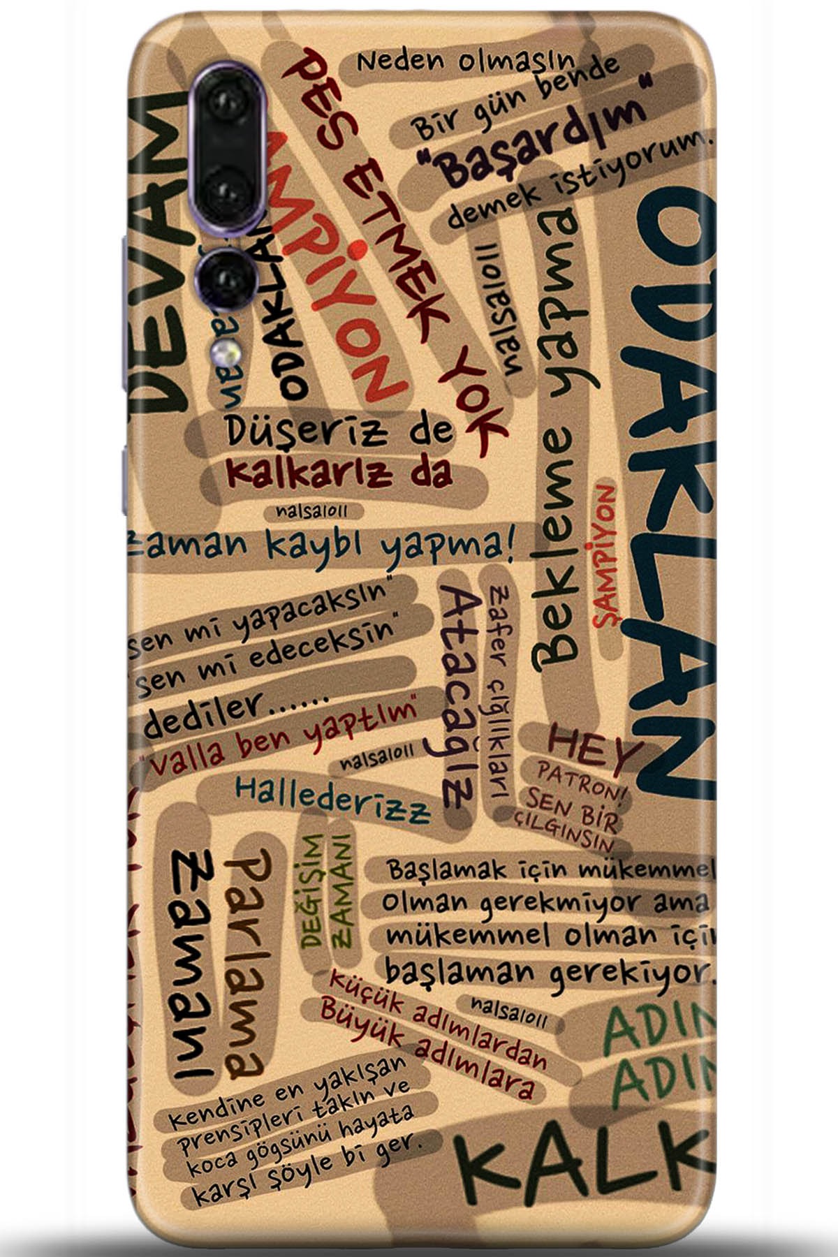 Huawei P20 Pro Uyumlu Kılıf HD Baskılı Kılıf - Followed Institution 5586