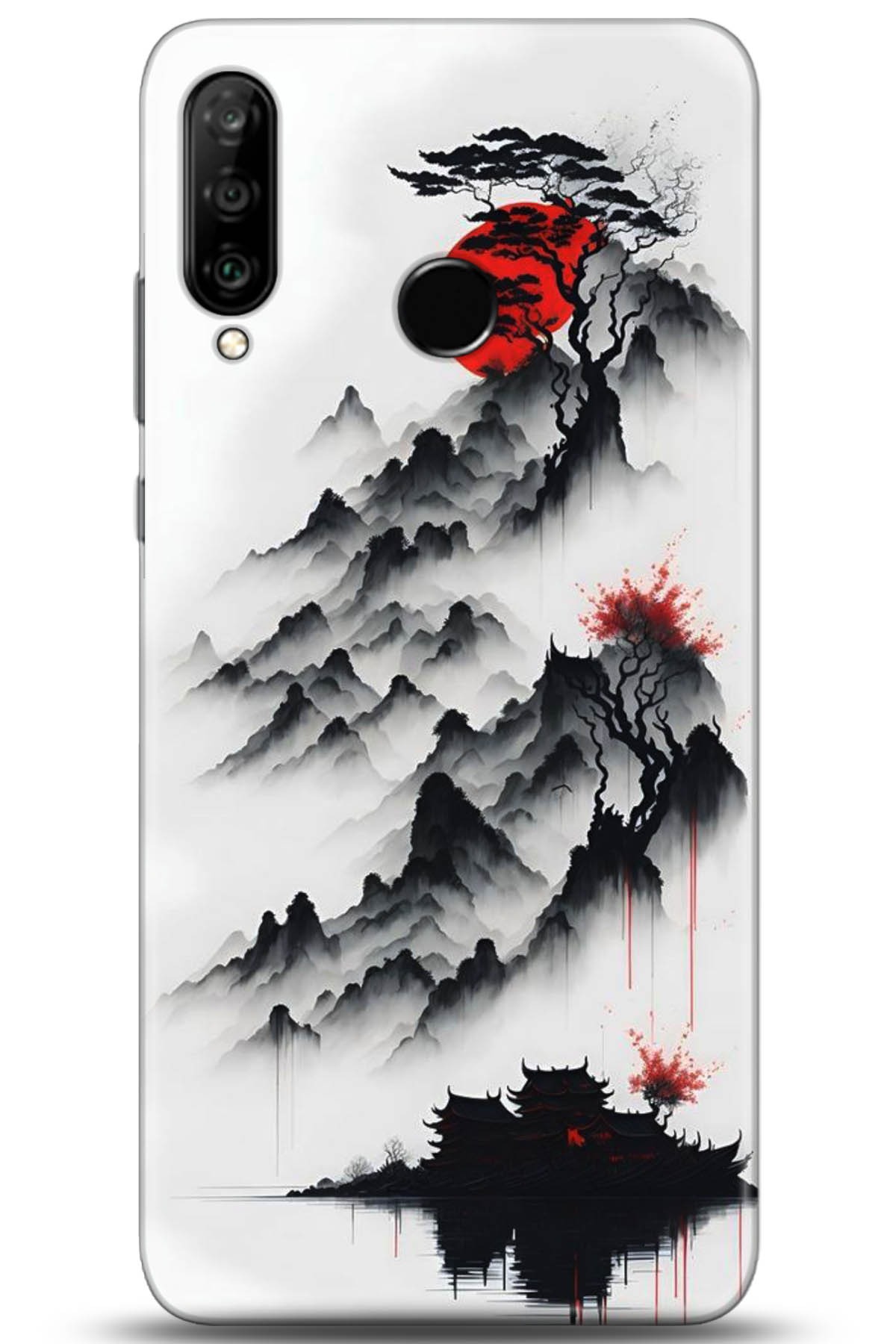 Huawei P30 Lite Uyumlu Kılıf HD Baskılı Kılıf - Followed Institution 5172