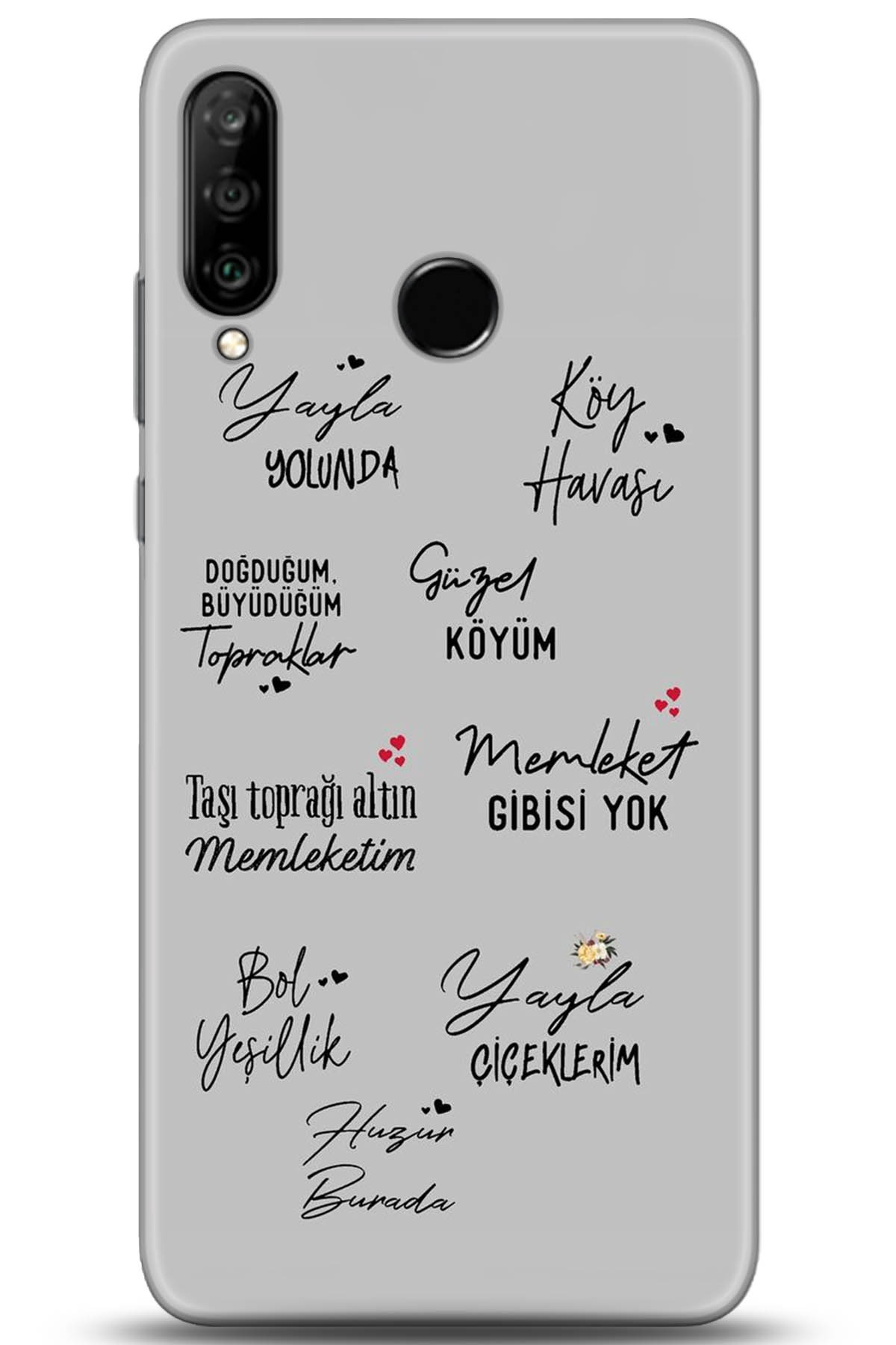 Huawei P30 Lite Uyumlu Kılıf HD Baskılı Kılıf - Followed Institution 5210